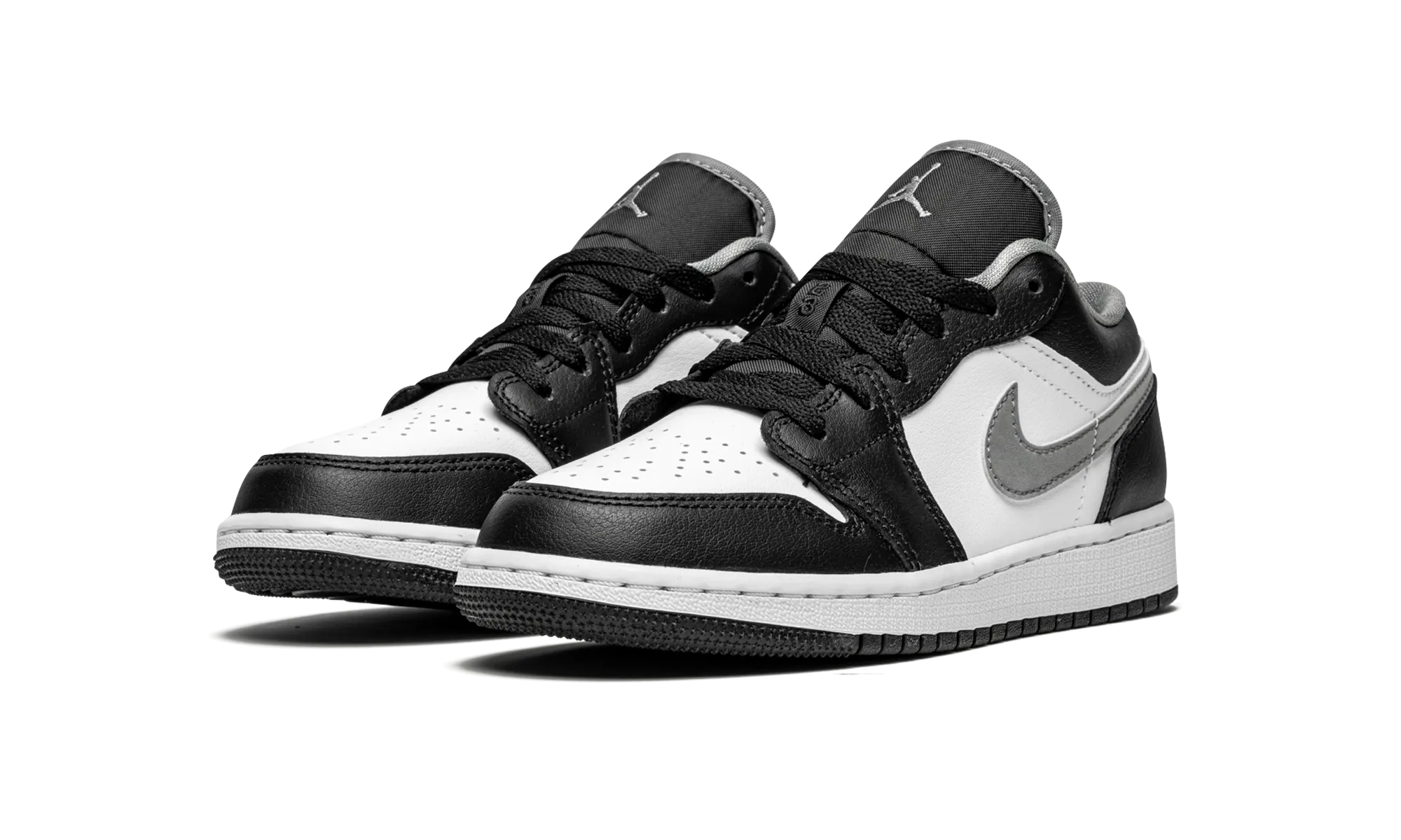 Air Jordan 1 Low GS "Black / Grey / White" Retro design