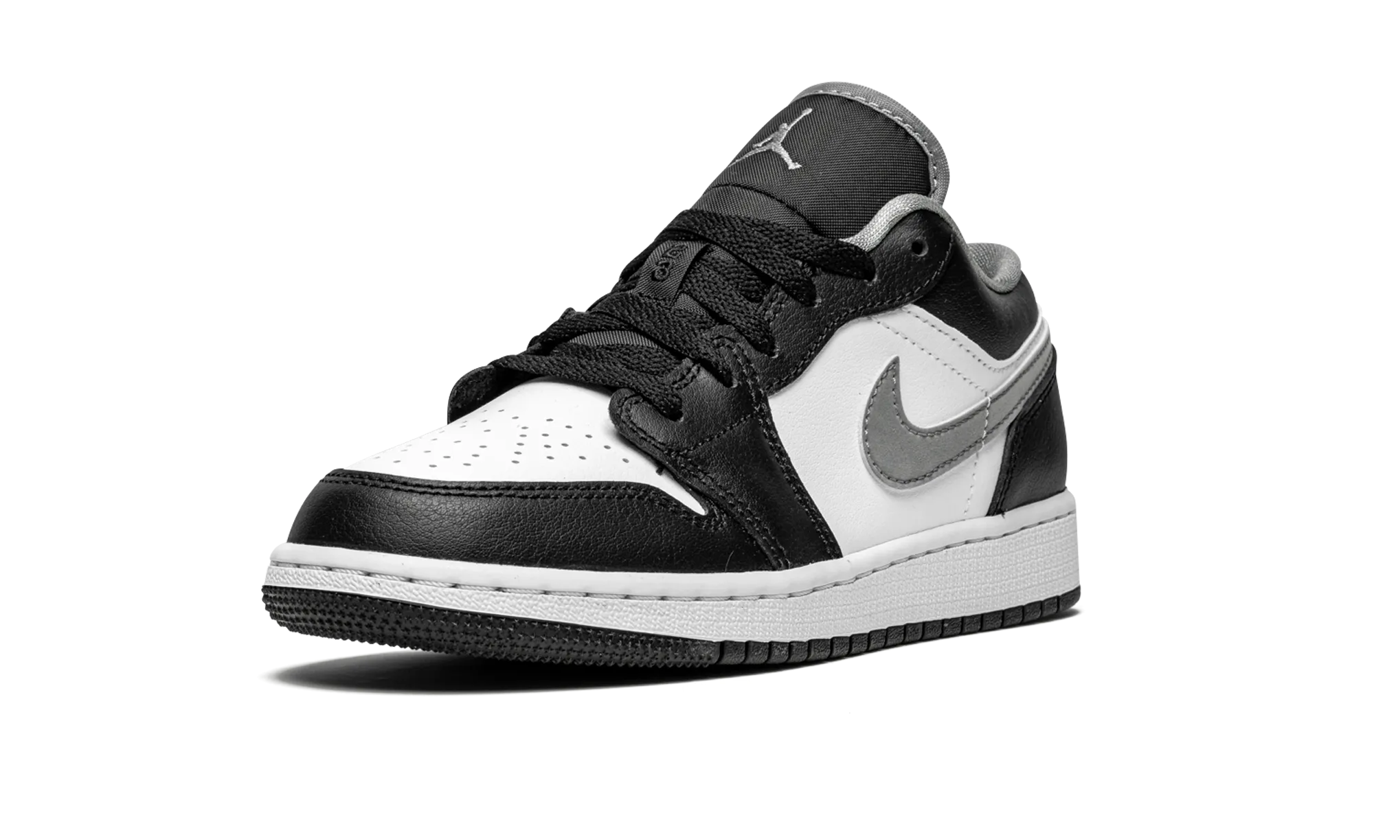 Air Jordan 1 Low GS "Black / Grey / White" Sporty Casual Chill Time