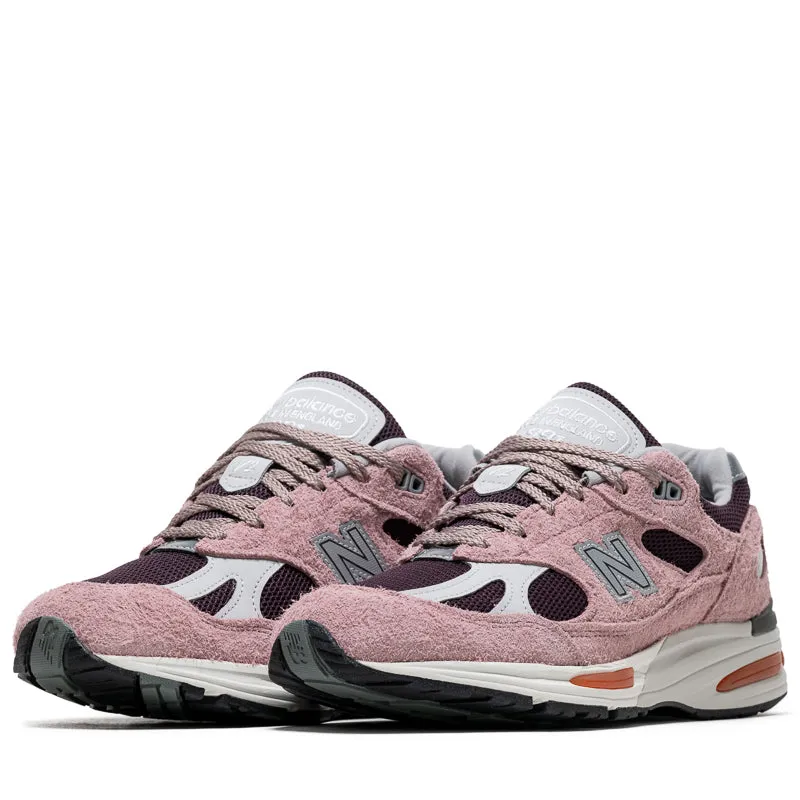 Easy Go Adaptive Steps New Balance Made In UK 991v2 'Grape Sorbet' - Deauville Mauve/Fig