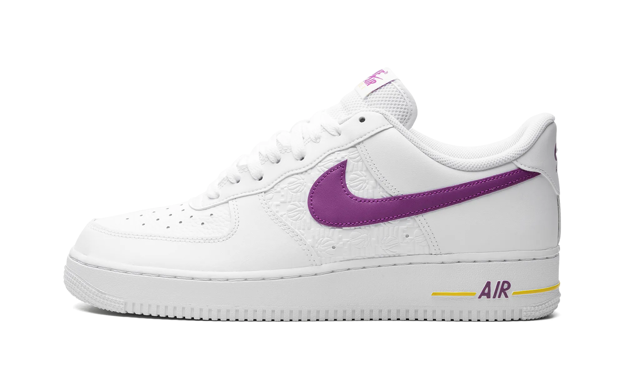 Air Force 1 Low EMB "Bold Berry Lakers" Reinforced Footwear