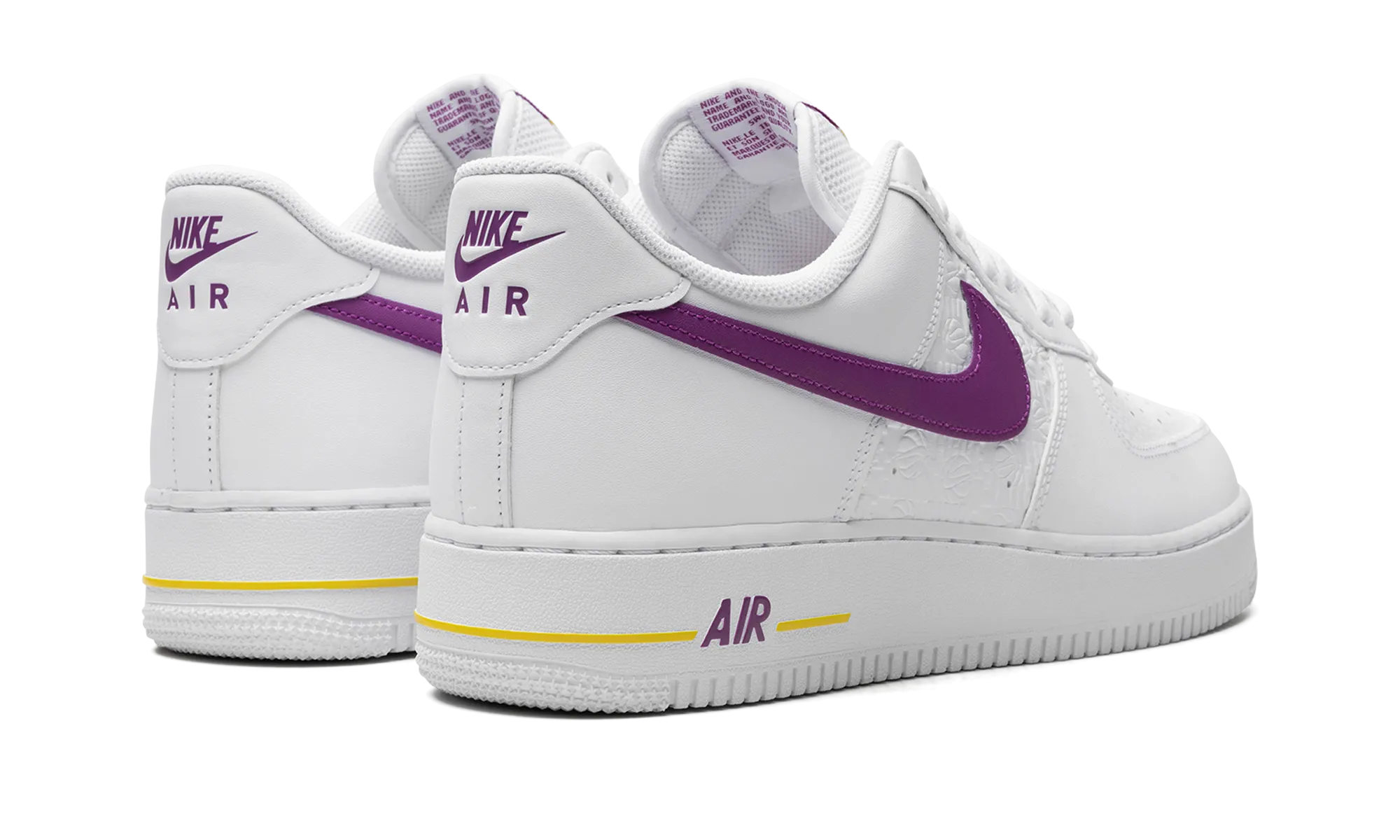 Air Force 1 Low EMB "Bold Berry Lakers" All surface