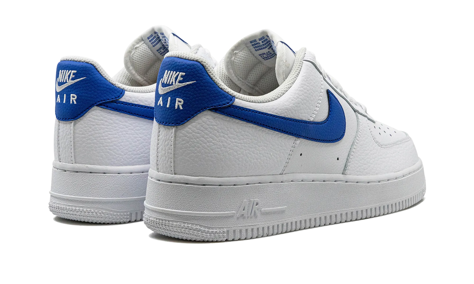 Air Force 1 Low "White / Game Royal" Vulcanized Rubber