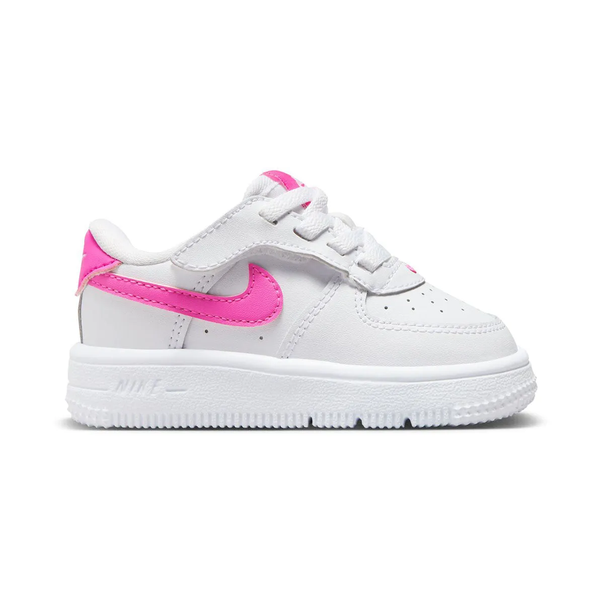 Nike Force 1 Low EasyOn 'White Laser Fuchsia' Baby/Toddler Shoes Neutral Control