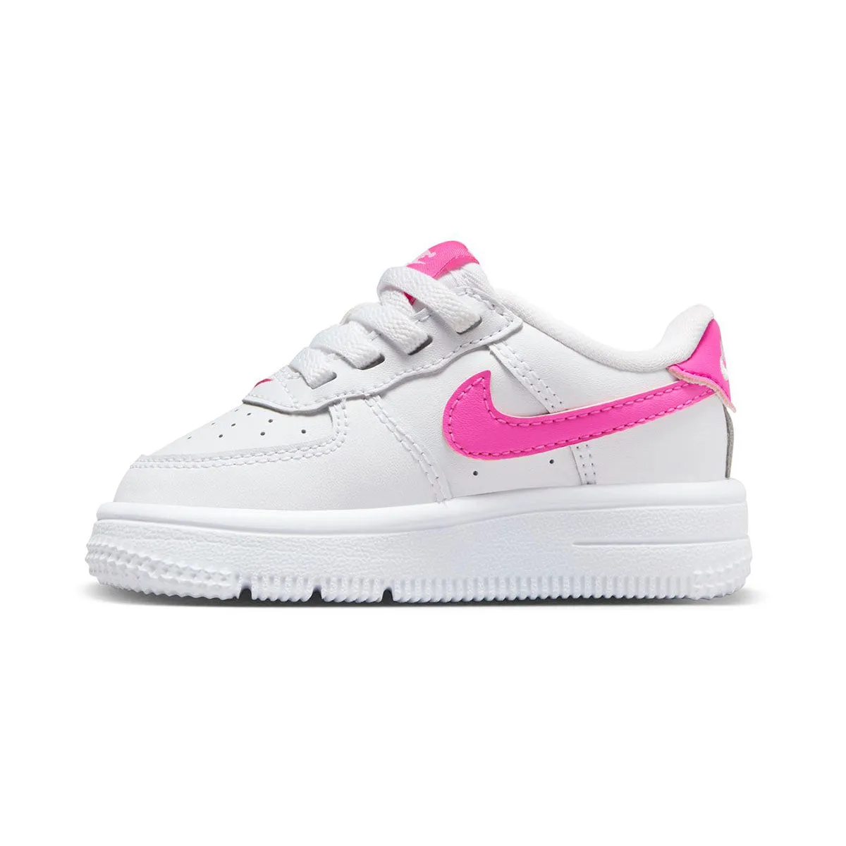 Nike Force 1 Low EasyOn 'White Laser Fuchsia' Baby/Toddler Shoes Reliable Wear
