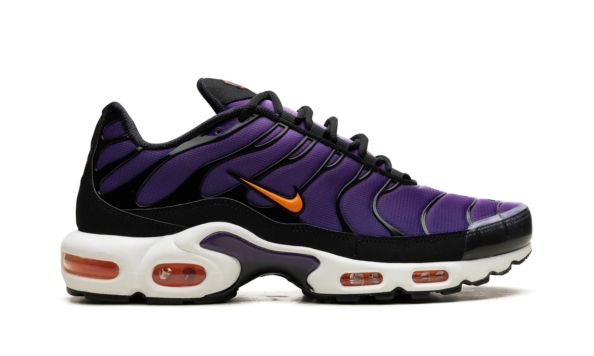 custom - made running shoes Precision fit Air Max Plus "Voltage Purple"