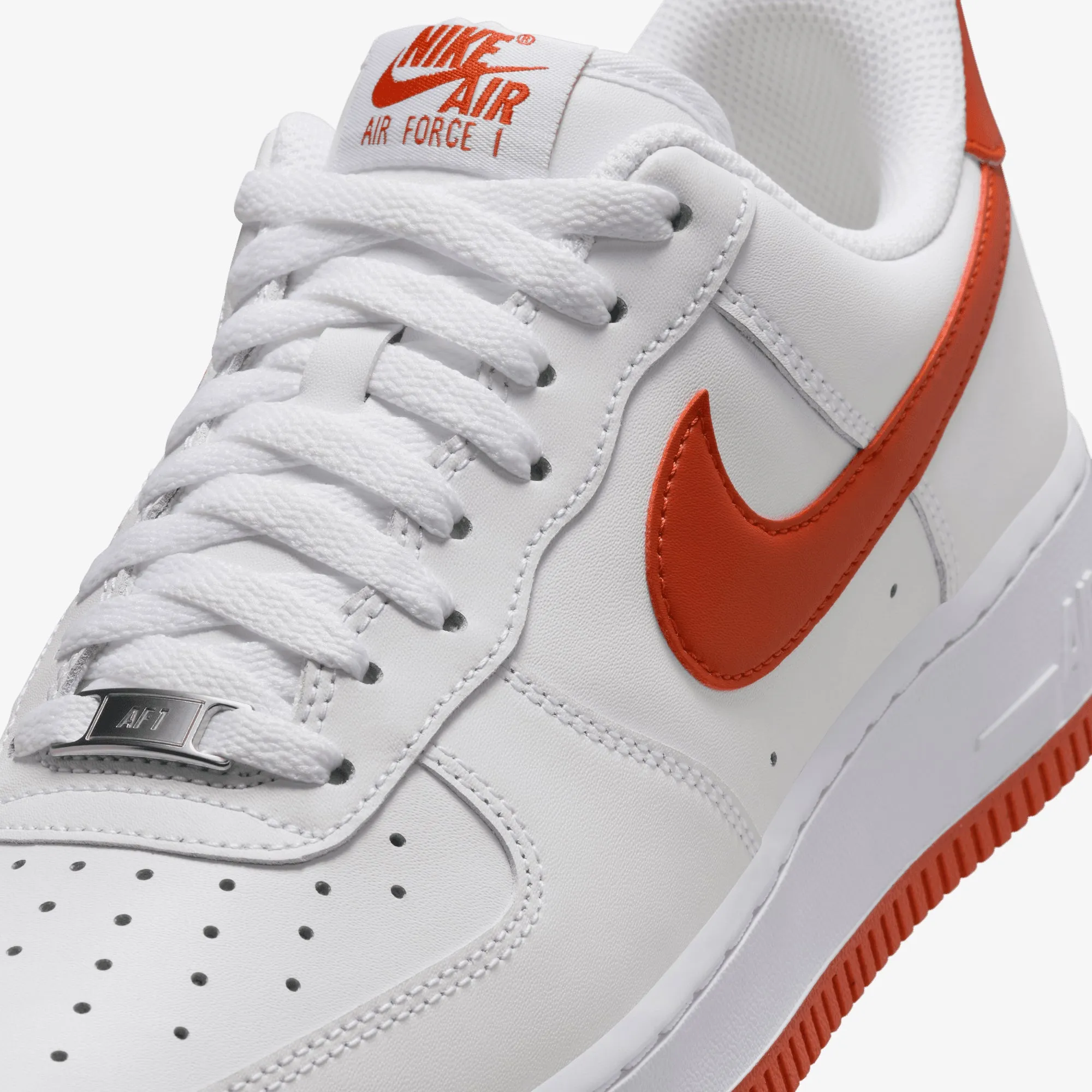 NIKE | AIR FORCE 1 '07 { WHITE/DRAGON RED-WHITE QuickDry