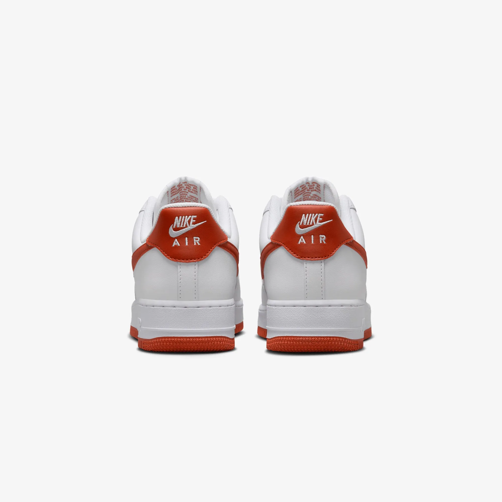 Comfort Cushion Motion Vibe NIKE | AIR FORCE 1 '07 { WHITE/DRAGON RED-WHITE