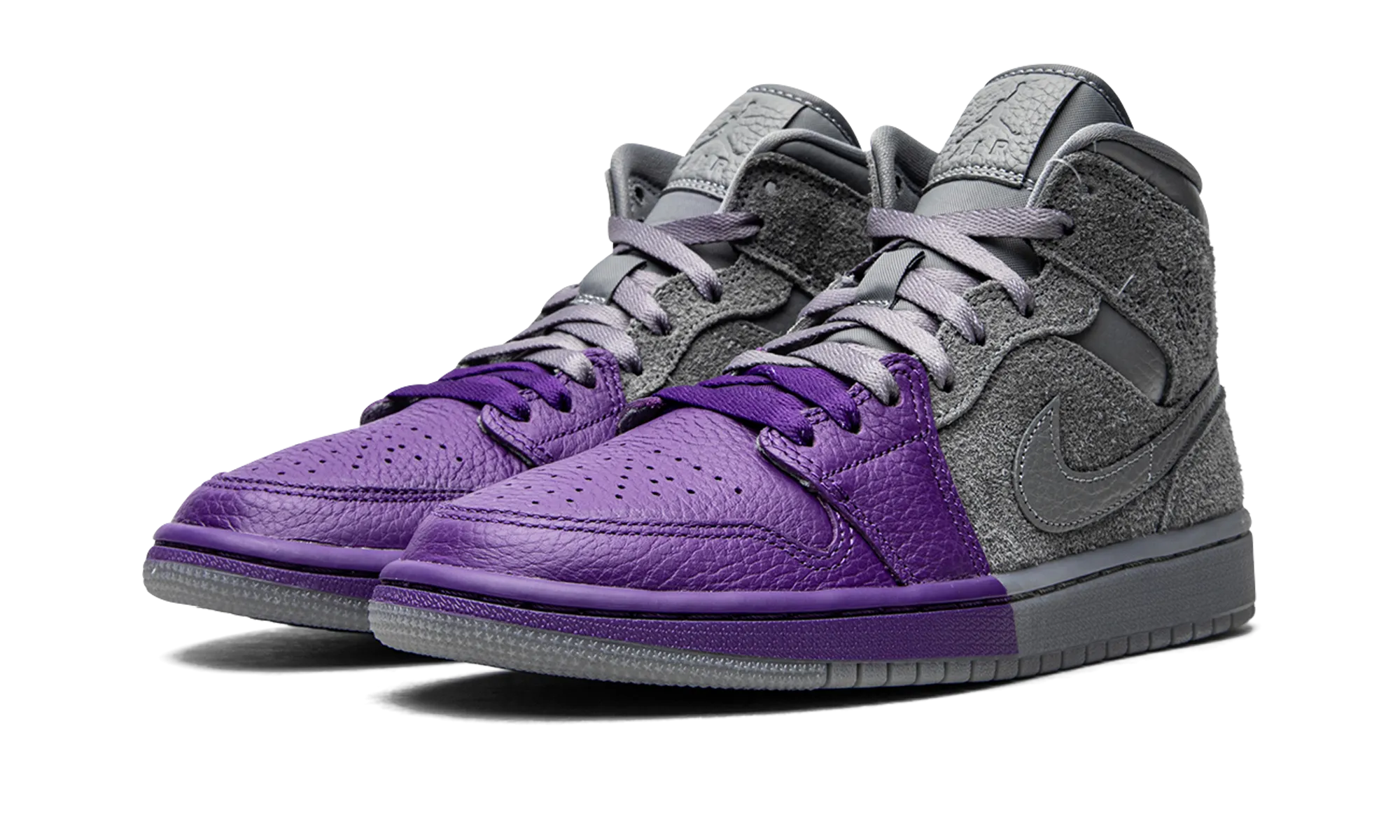 Air Jordan 1 Mid WMNS "Sheila Rashid - Unite" Lockdown Lacing System Breath Detail