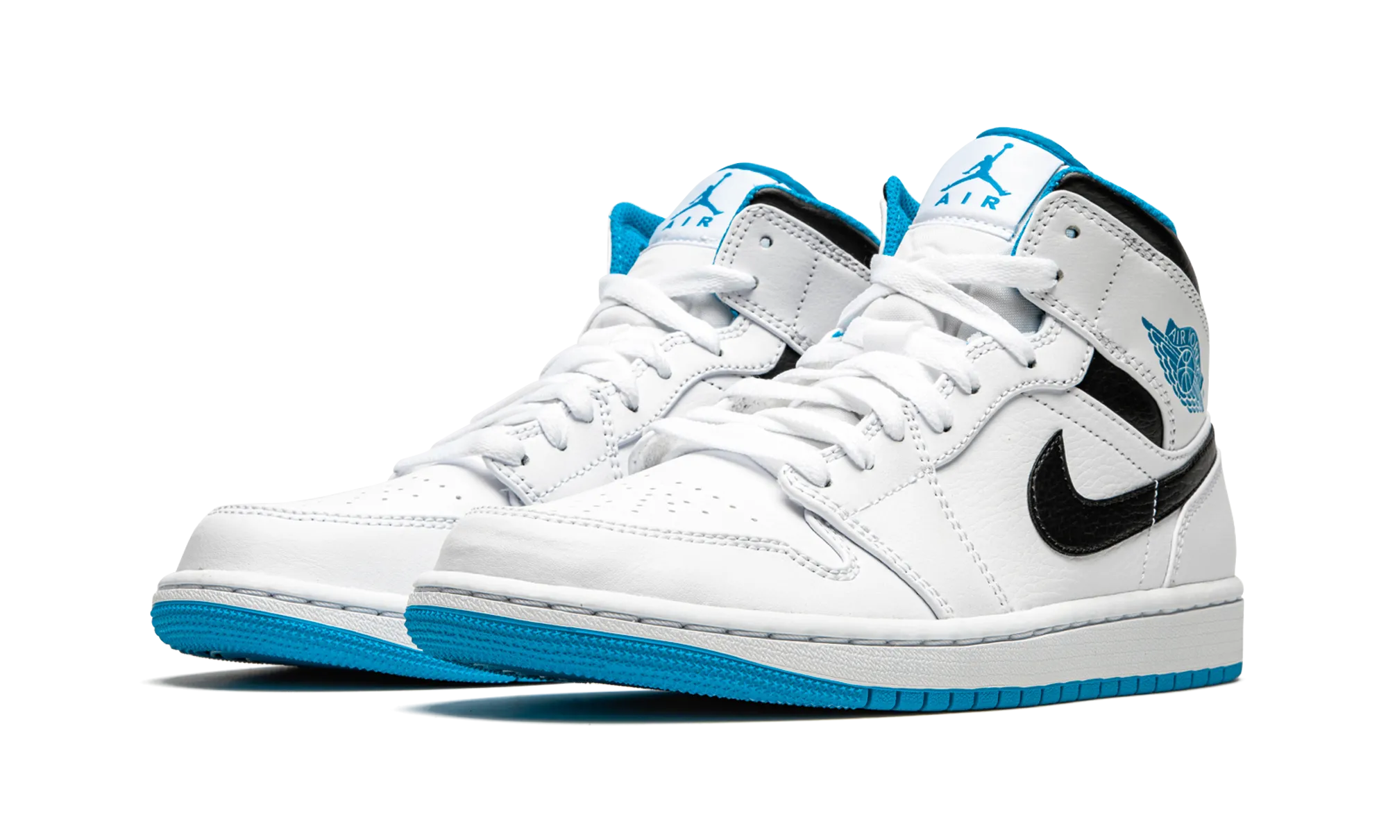 Foam Comfort Air Jordan 1 Mid "White / Laser Blue"