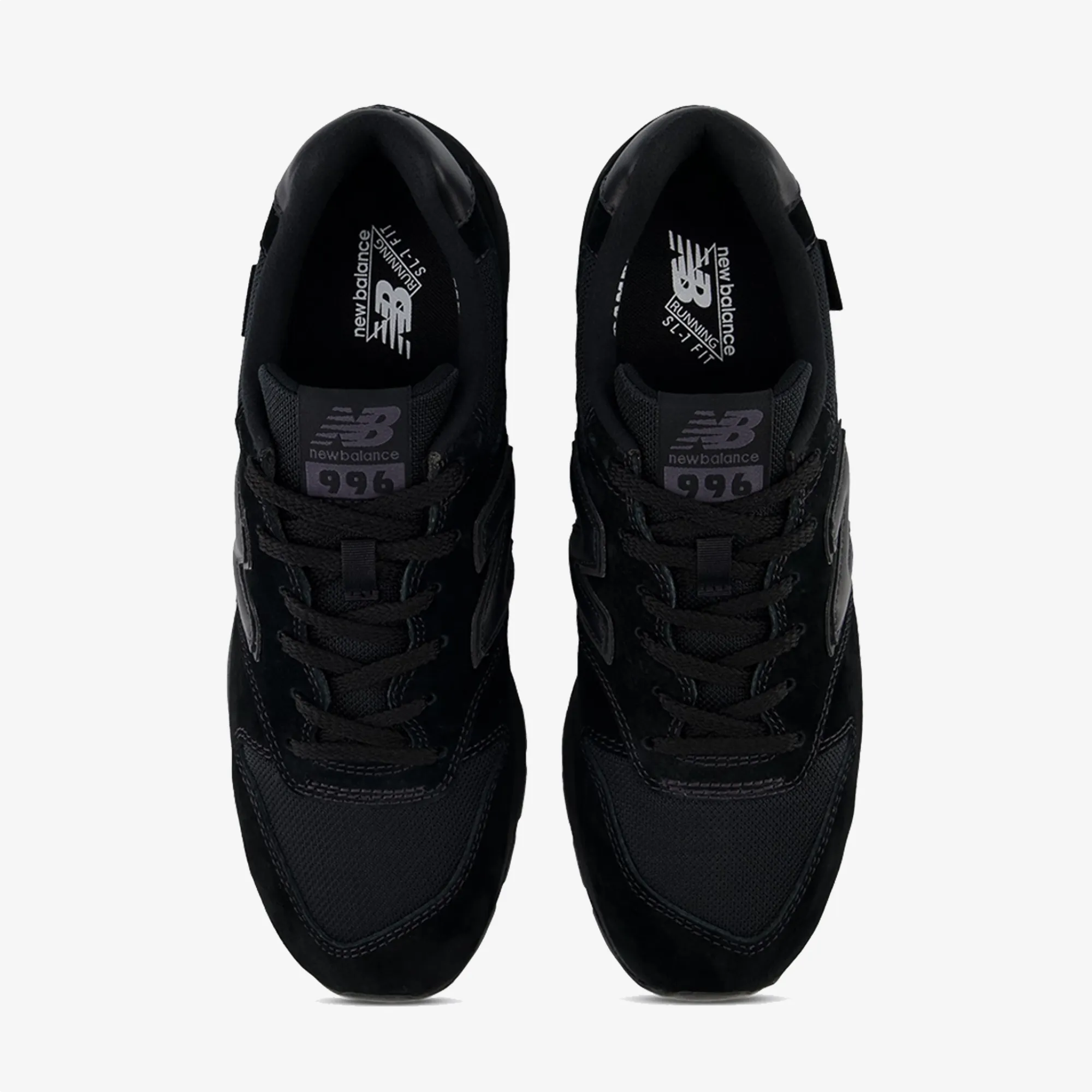 New Balance | 996 { BLACK running on mud shoes