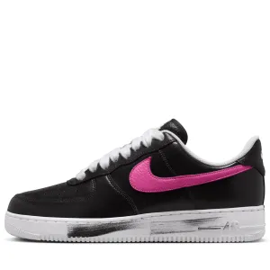 Smooth Finish Sporty Casual PEACEMINUSONE x Nike Air Force 1 '07 'Para-Noise 3.0' - Black/New Emerald