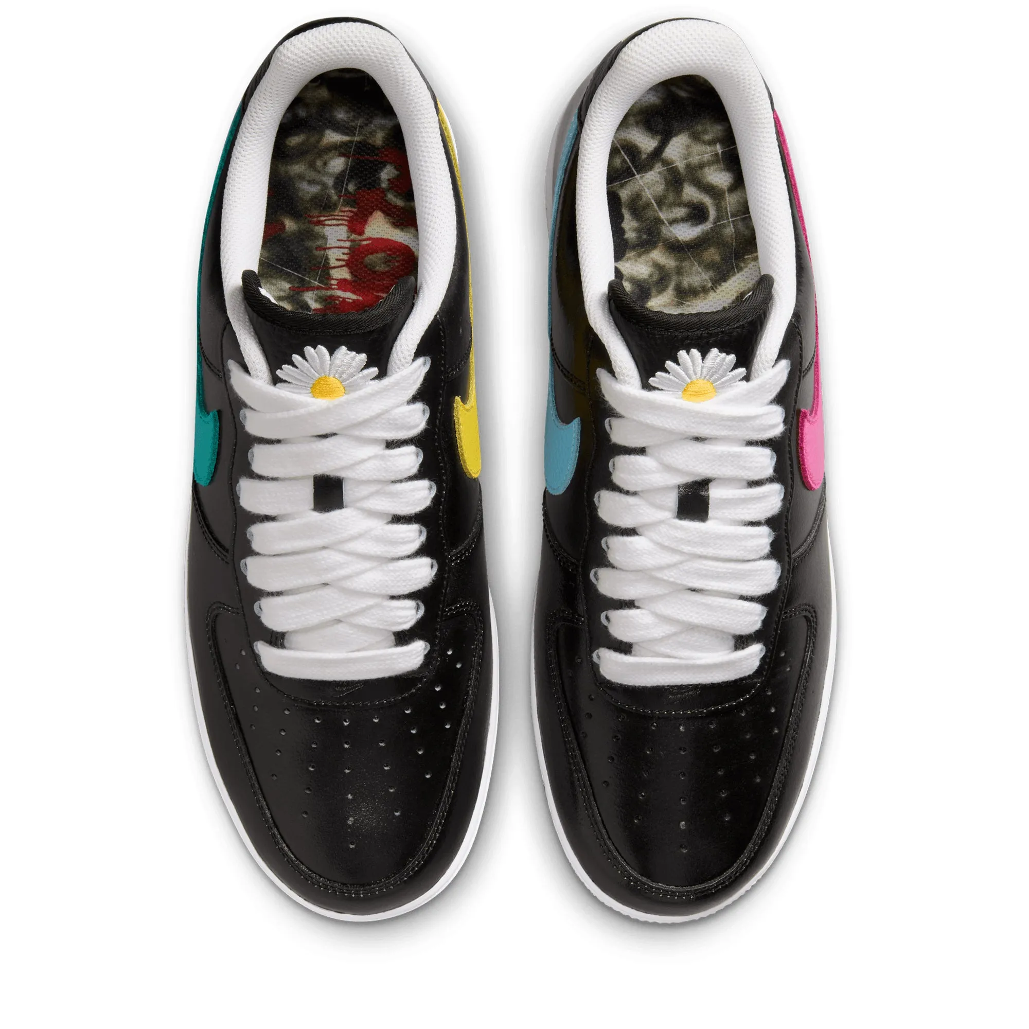 Quick Dry Materials PEACEMINUSONE x Nike Air Force 1 '07 'Para-Noise 3.0' - Black/New Emerald