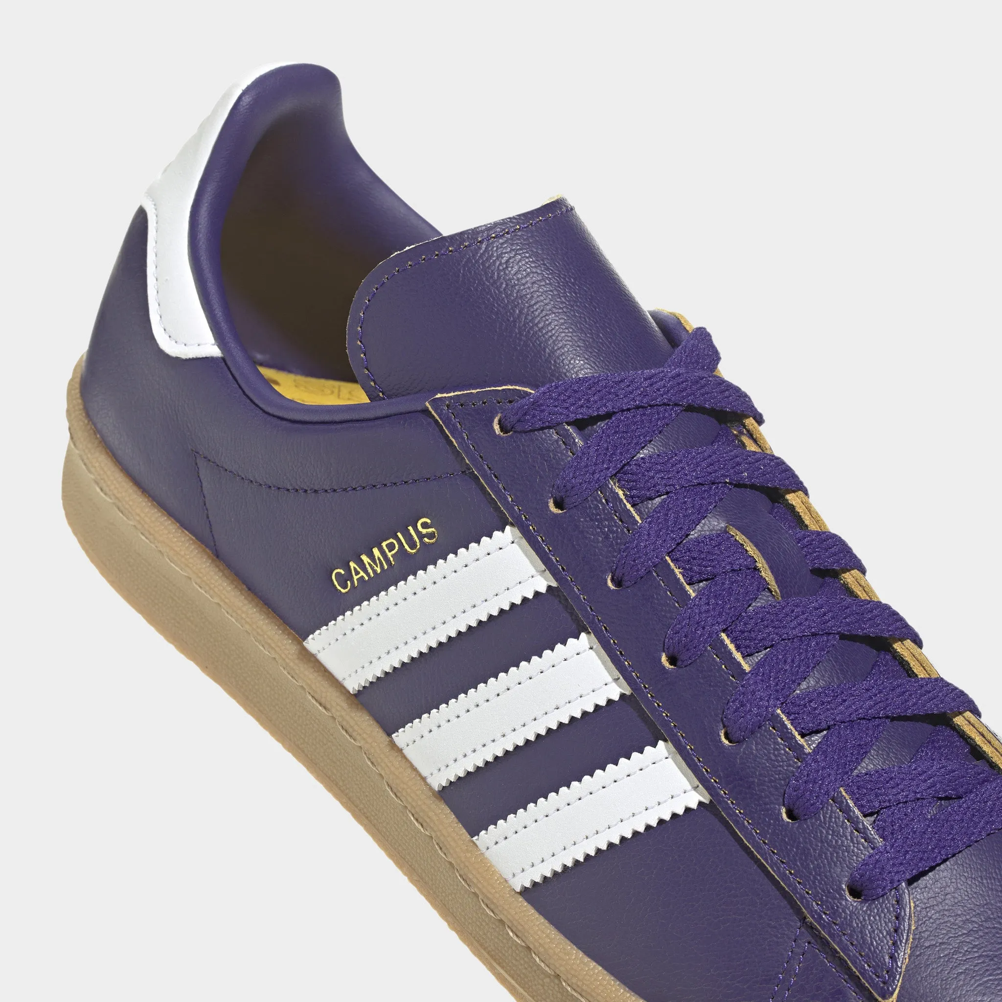 Style Neutral adidas Originals Campus 80s Collegiate Purple / White - Gum