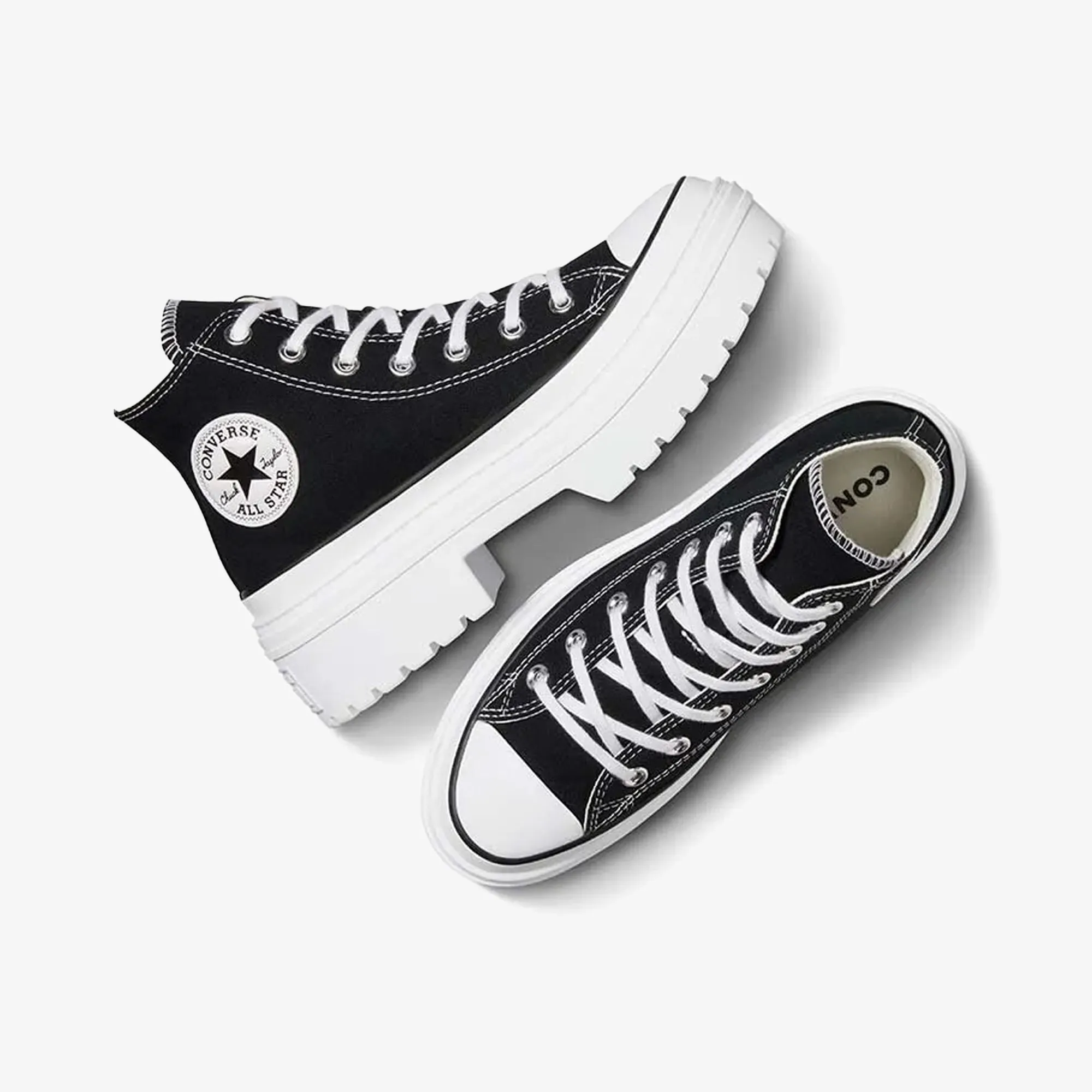 Converse | CHUCK TAYLOR ALL STAR LUGGED HEEL PLATFORM { BLACK/BLACK/WHITE Balanced Design