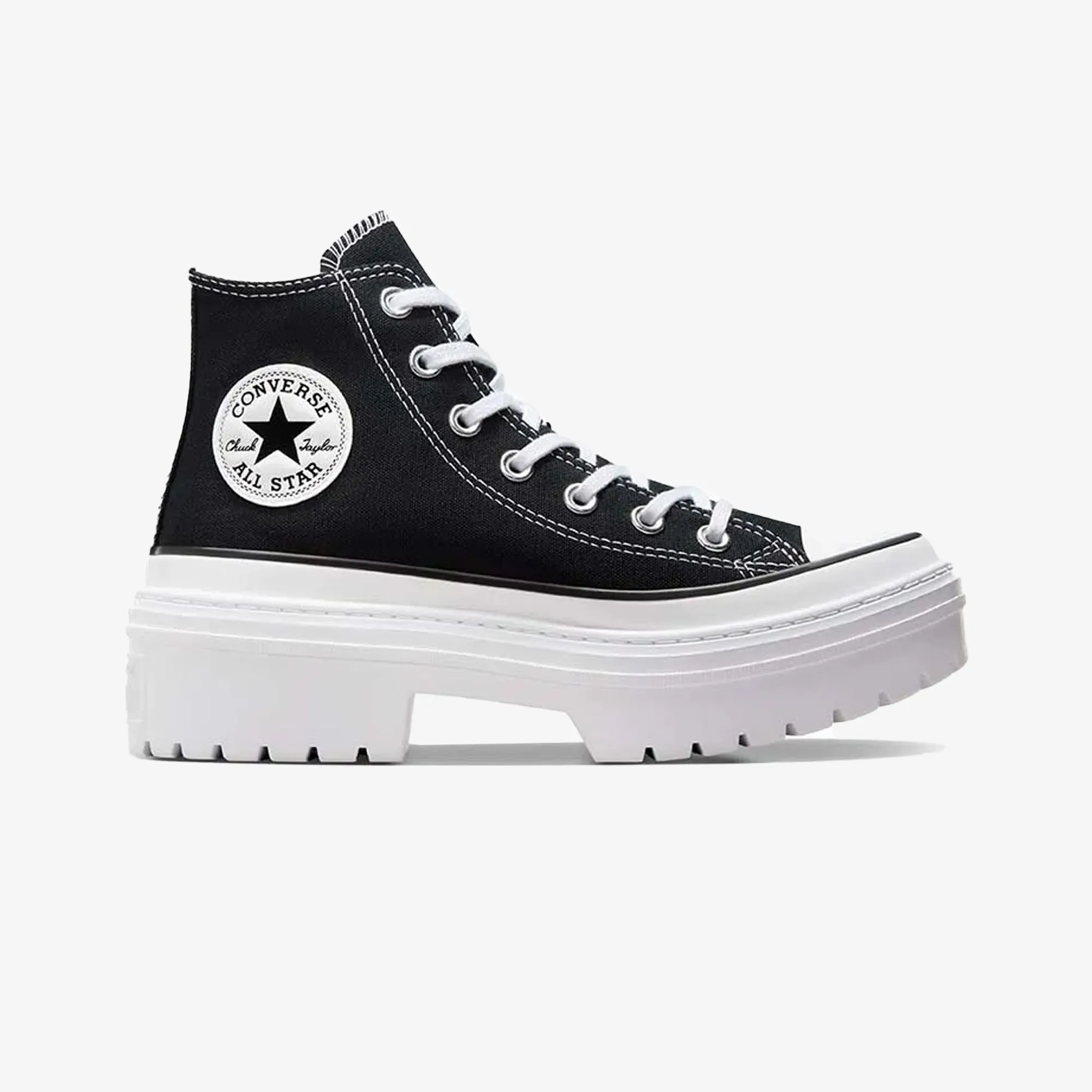 Converse | CHUCK TAYLOR ALL STAR LUGGED HEEL PLATFORM { BLACK/BLACK/WHITE Responsive