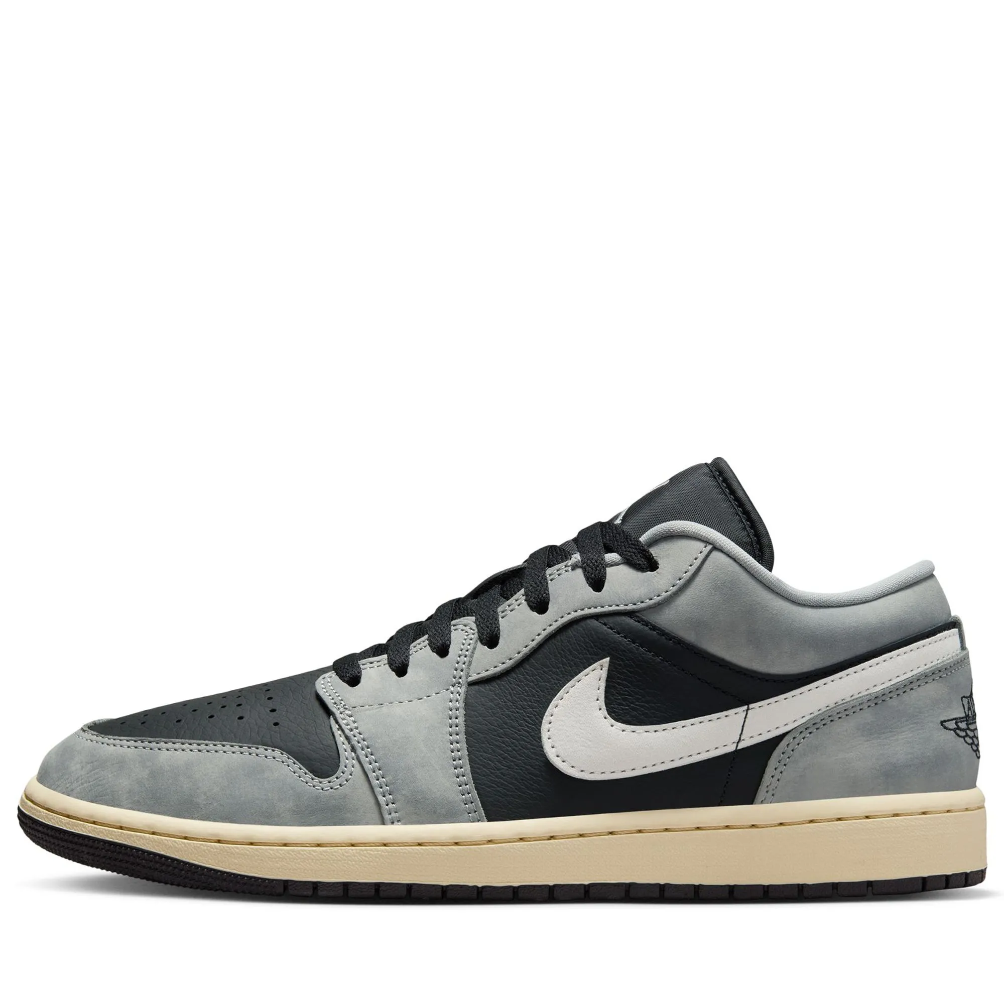 Air Jordan 1 Low SE - Light Smoke Grey/Black Pressure Relief