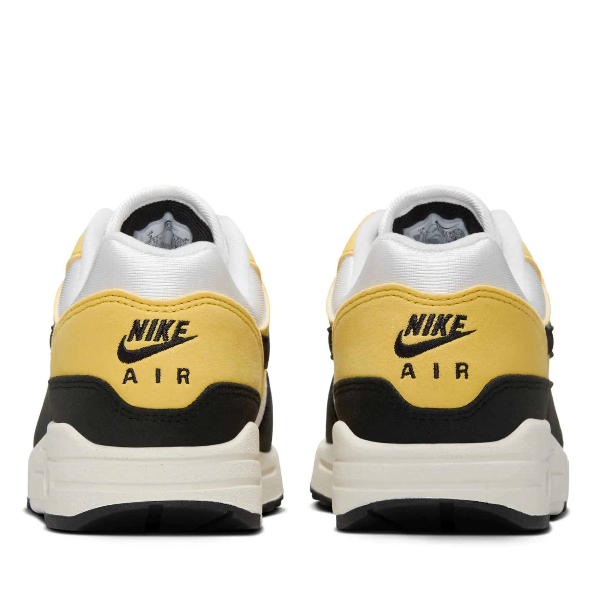 Seamless Upper Fabric Women's Nike Air Max 1 '87 Textile - Saturn Gold/Black