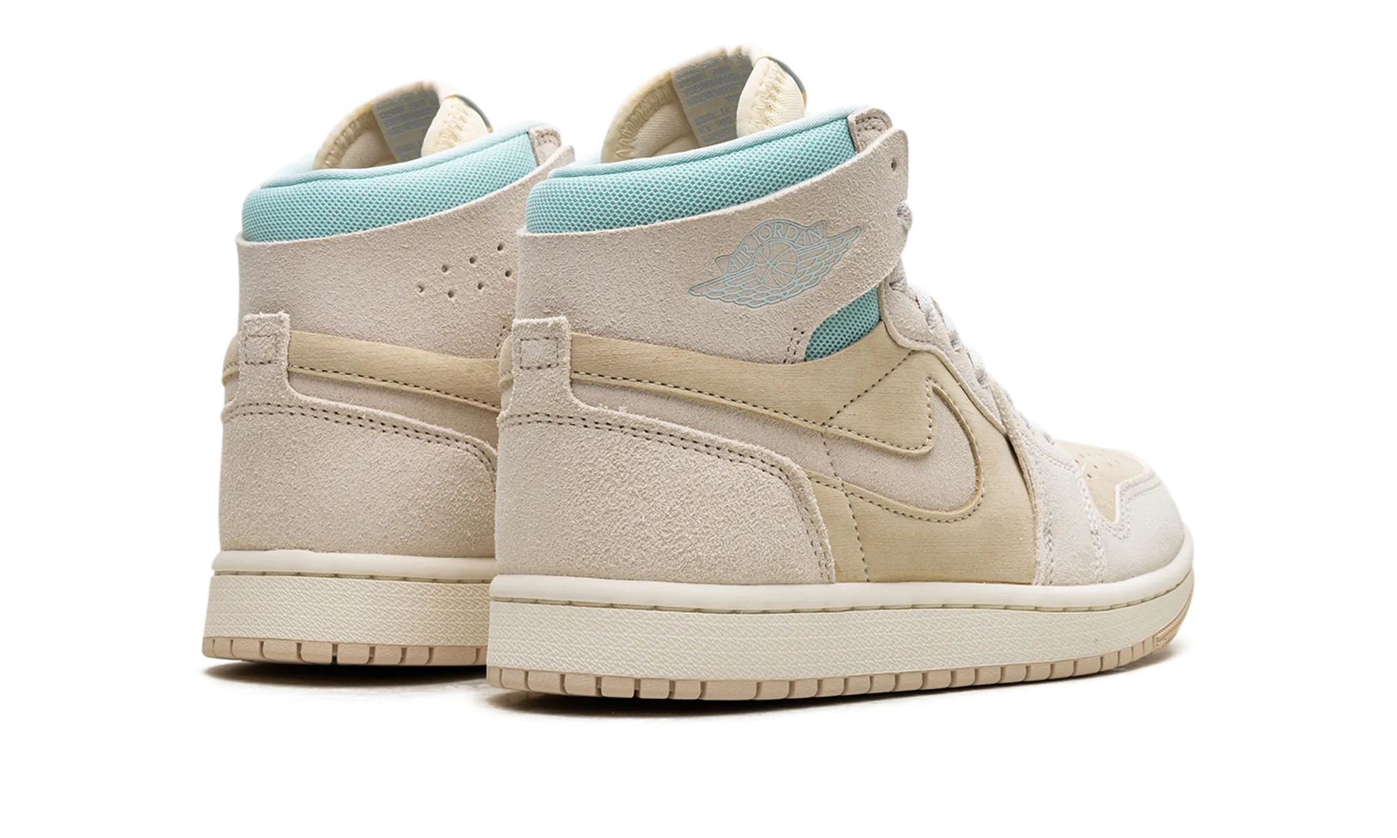 Air Jordan 1 WMNS "Coconut Milk / Light Dew" Streamlined materials EasyToClean
