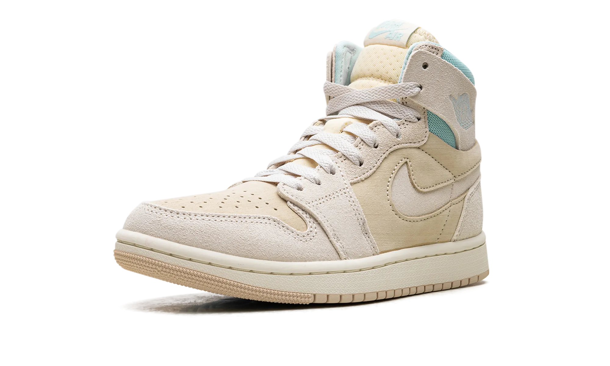 Blown Rubber Traction Air Jordan 1 WMNS "Coconut Milk / Light Dew"