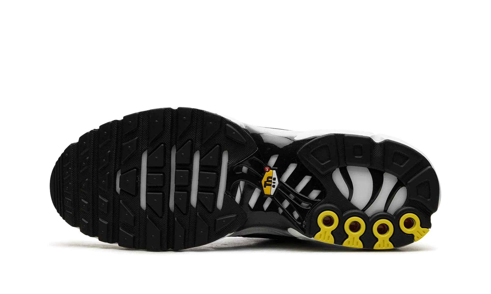 race - day tapered toe - box Air Max Plus "Black / White"