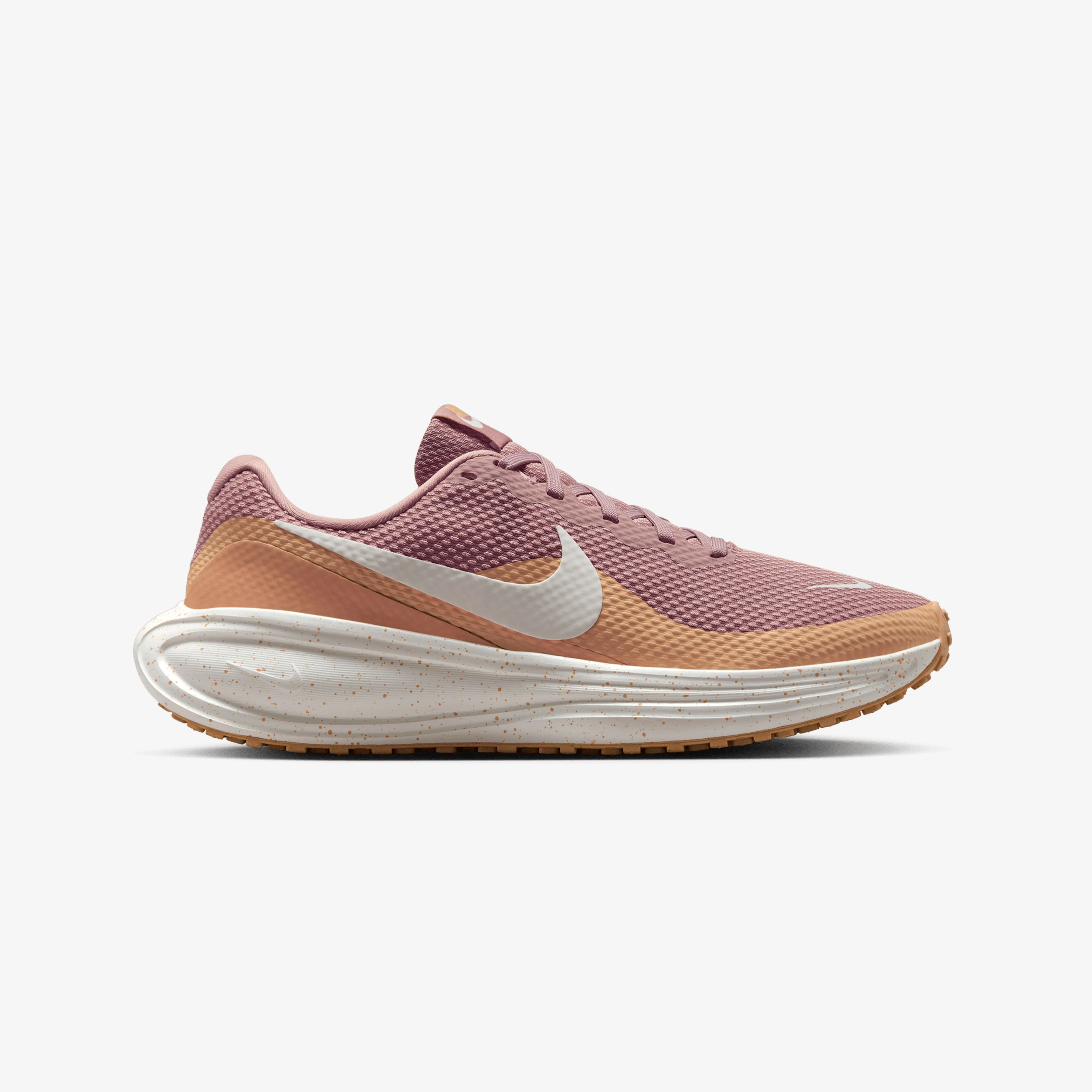 Nike | REVOLUTION 8 { PARTICLE PINK/ORANGE CHALK-PEARL WHITE Metallic Trim Support Ready