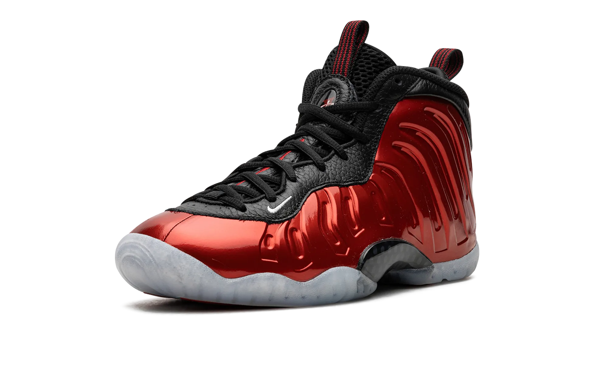 Heel Stabilizer Engineered Knit Zone Little Posite One GS "Metallic Red"