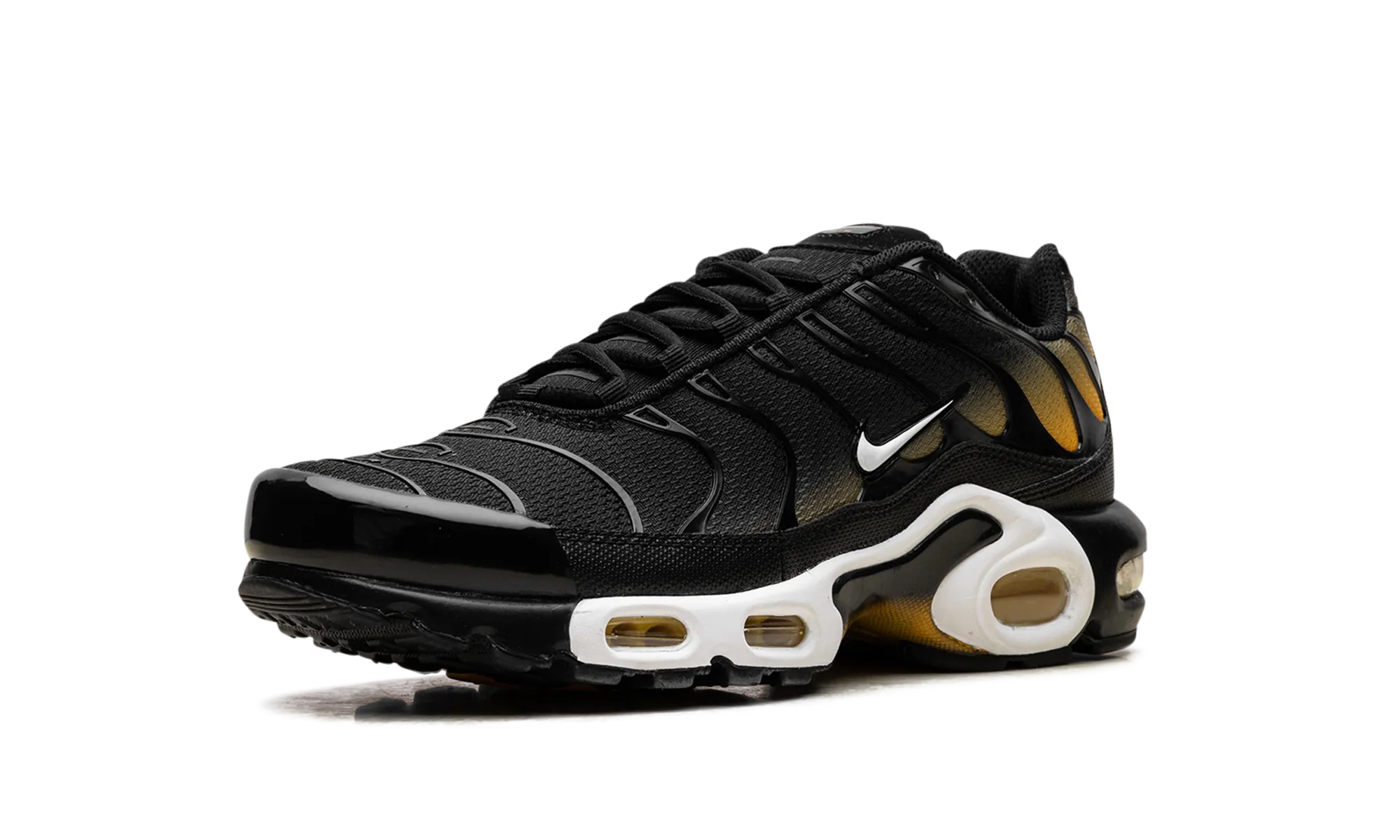 Air Max Plus "Black University Gold White" Durable Upper pirate - themed running gear