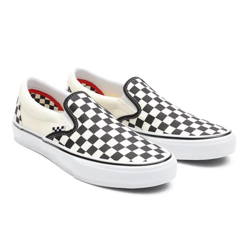 Autumn Vans Skate Slip On - Checkerboard Black/White