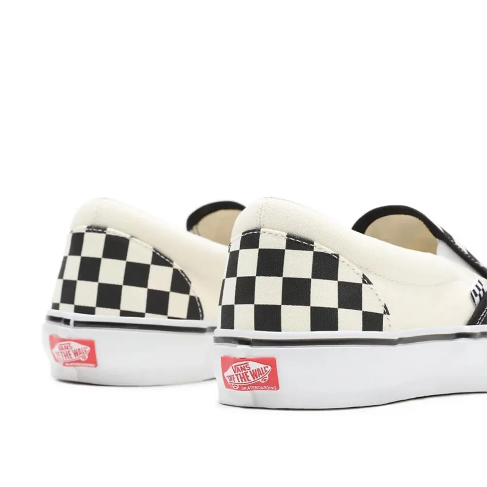 Anti   Slip Vans Skate Slip On - Checkerboard Black/White