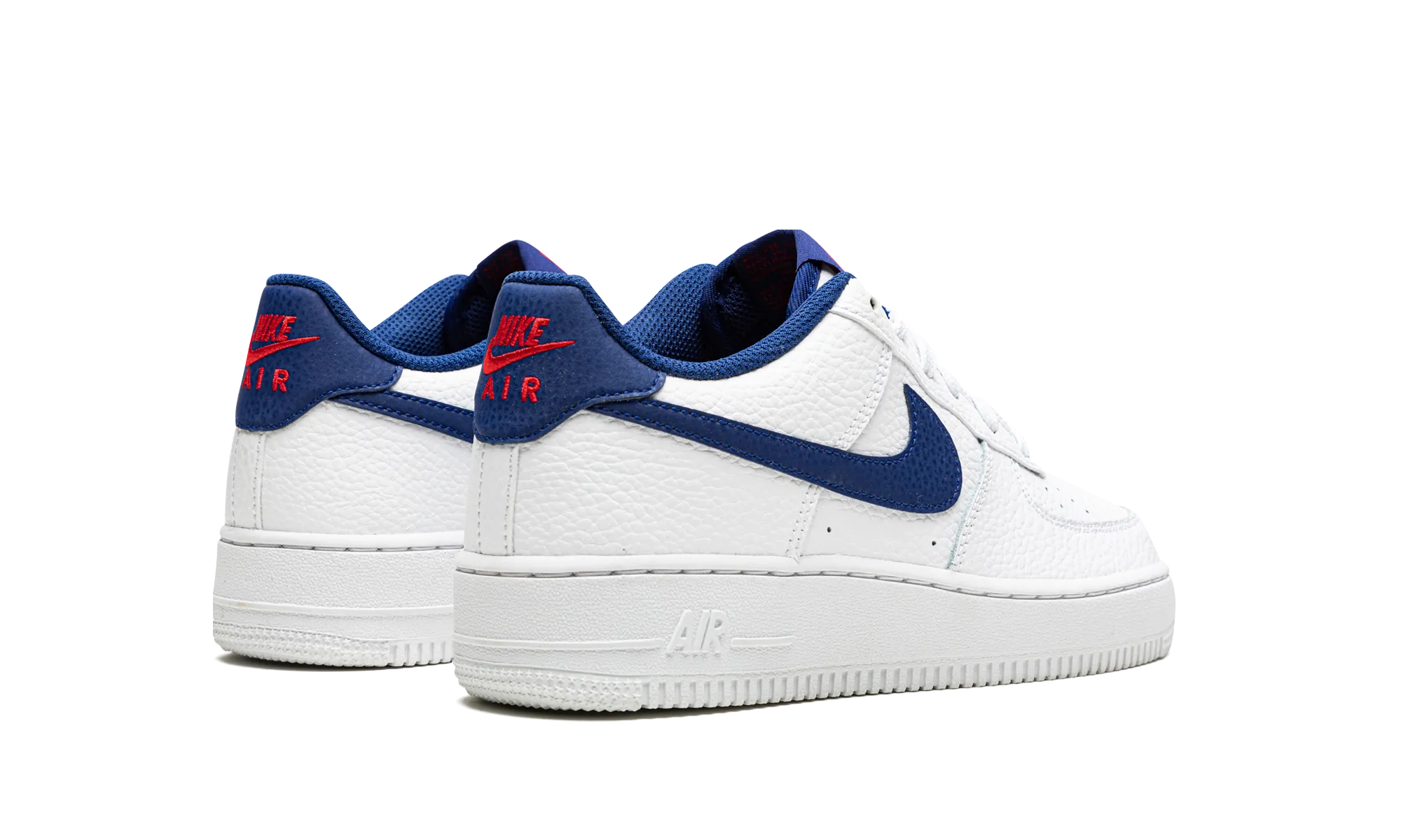 Classic Color Air Force 1 Low GS "White / Deep Royal Blue"