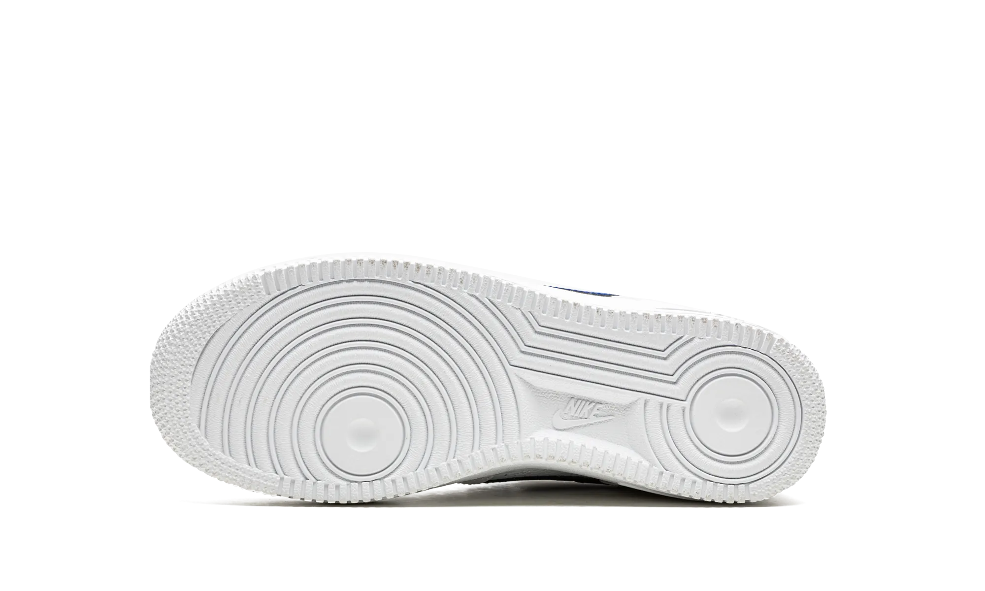 Skate Gear Flat Sole Air Force 1 Low GS "White / Deep Royal Blue"