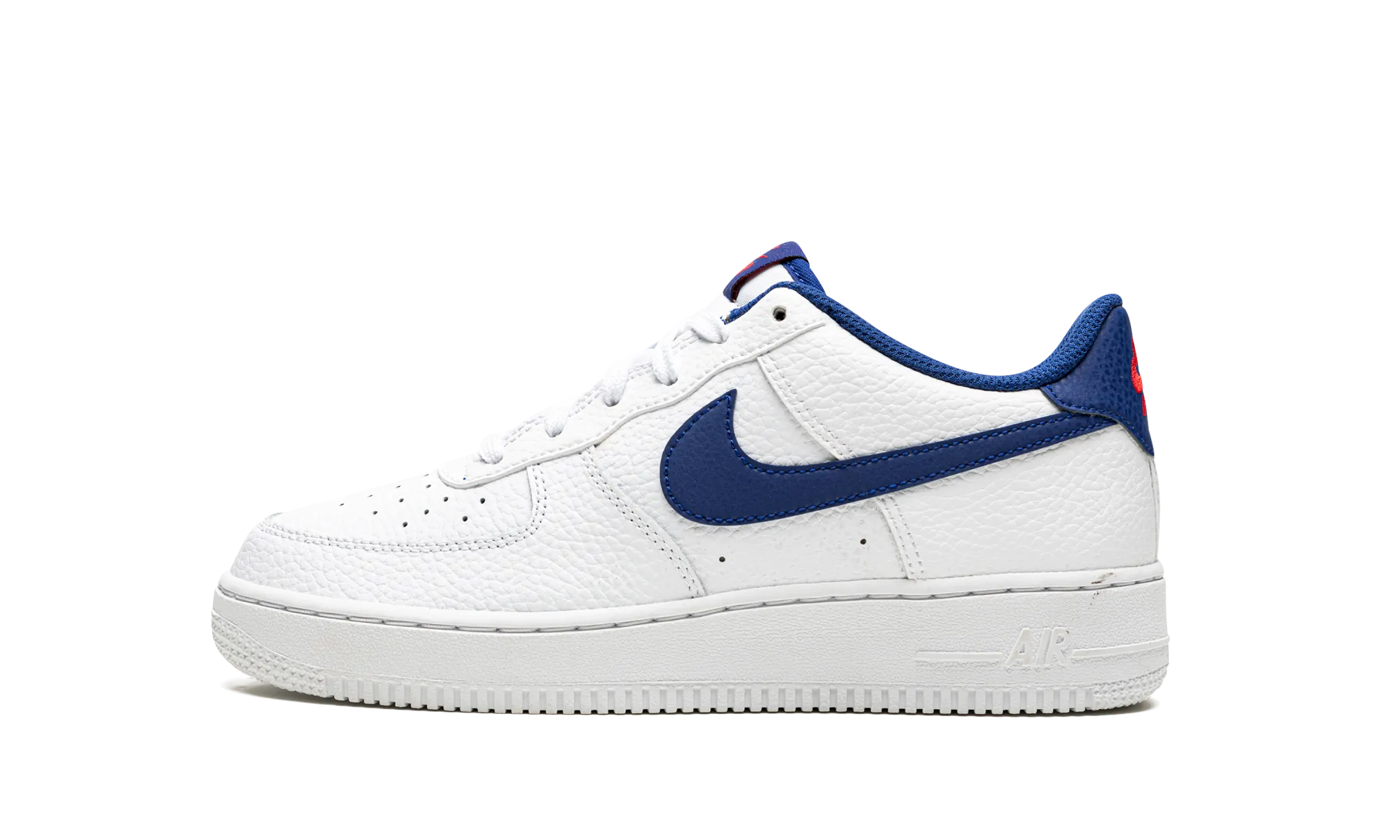 Air Force 1 Low GS "White / Deep Royal Blue" Glide Ride Speed Grip