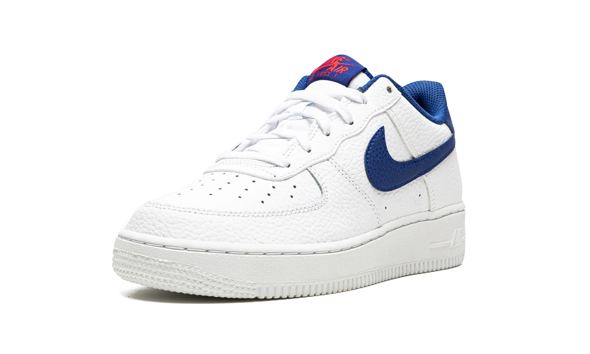 Board Ready Comfort Air Force 1 Low GS "White / Deep Royal Blue"