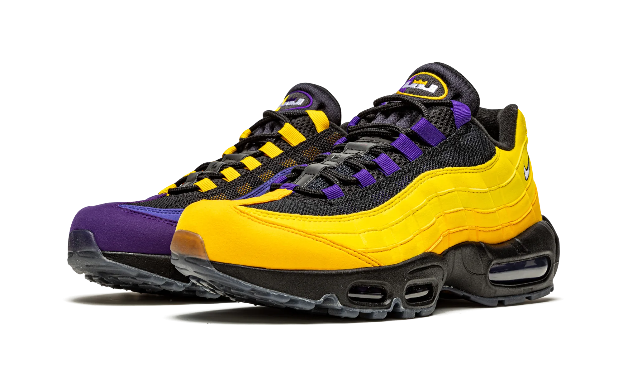 Air Max 95 NRG "Lakers - Lebron" rubber - sole - feature shoes Daytime running comfort