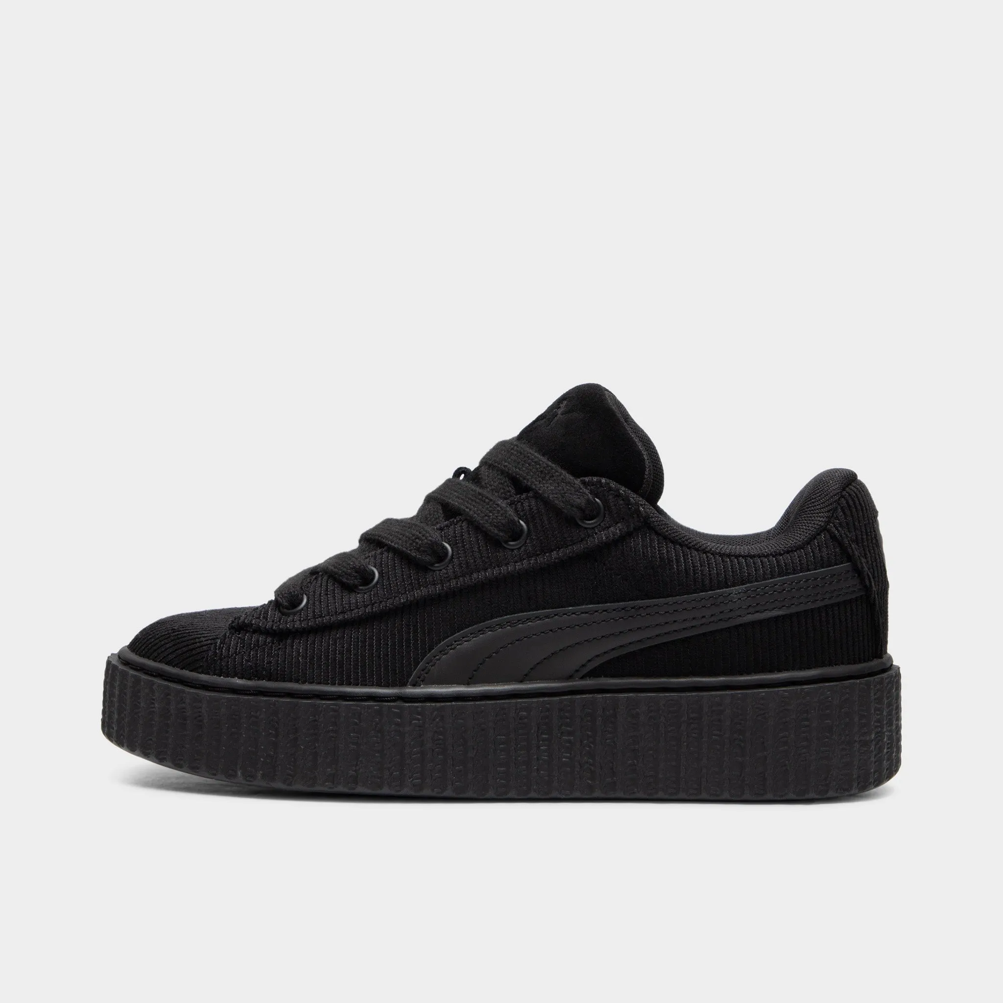 FENTY x PUMA Women's Creeper Phatty Corduroy Black / Gold LightweightUpper Ease Wear