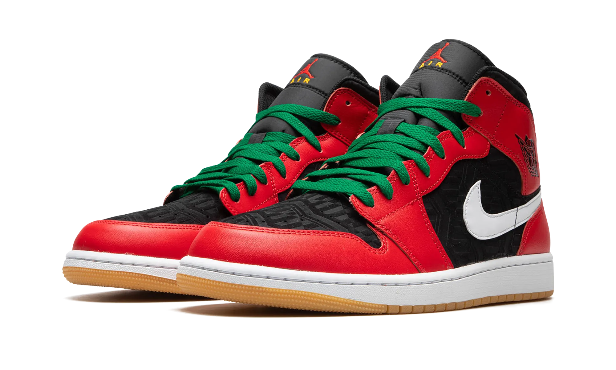 Multi Density Outsole Fashion-forward flair Air Jordan 1 Mid "Christmas 2022"