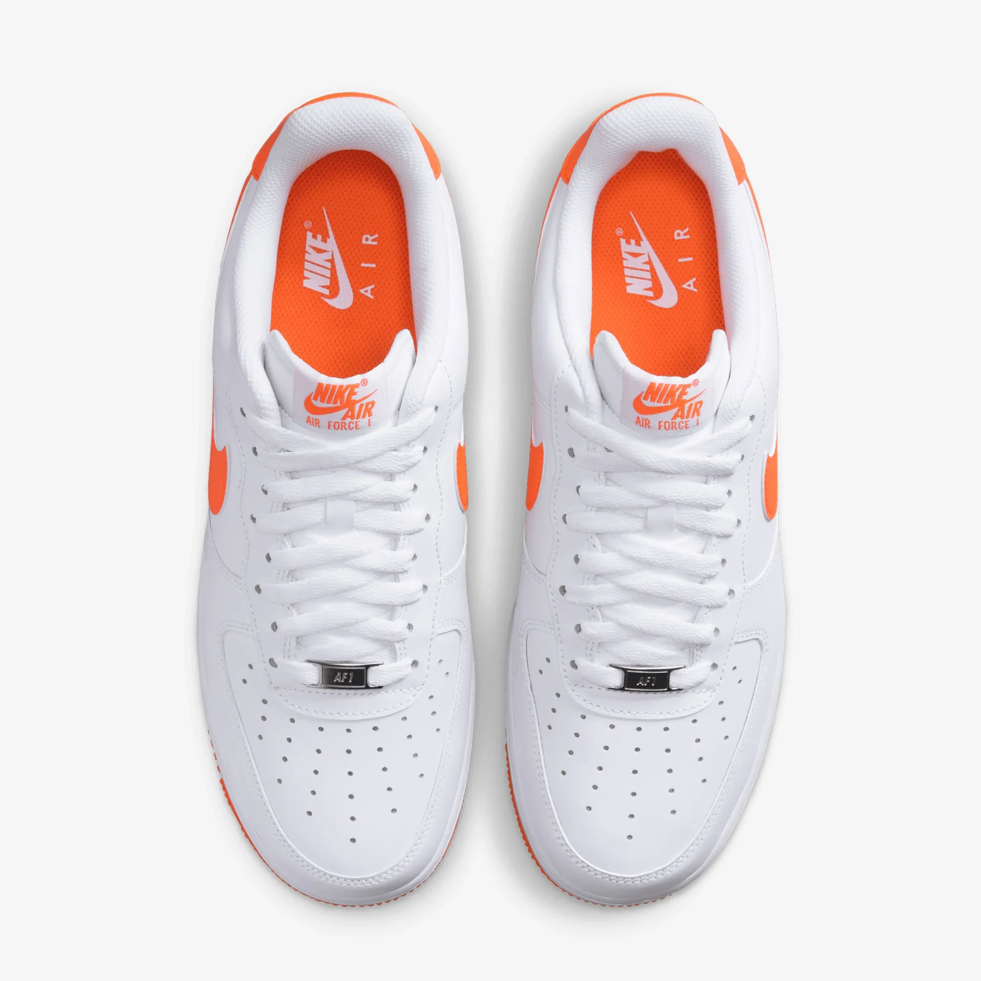 NIKE | AIR FORCE 1 '07 LV8 { WHITE/SAFETY ORANGE-WHITE Cushion Boost EasyToMaintain