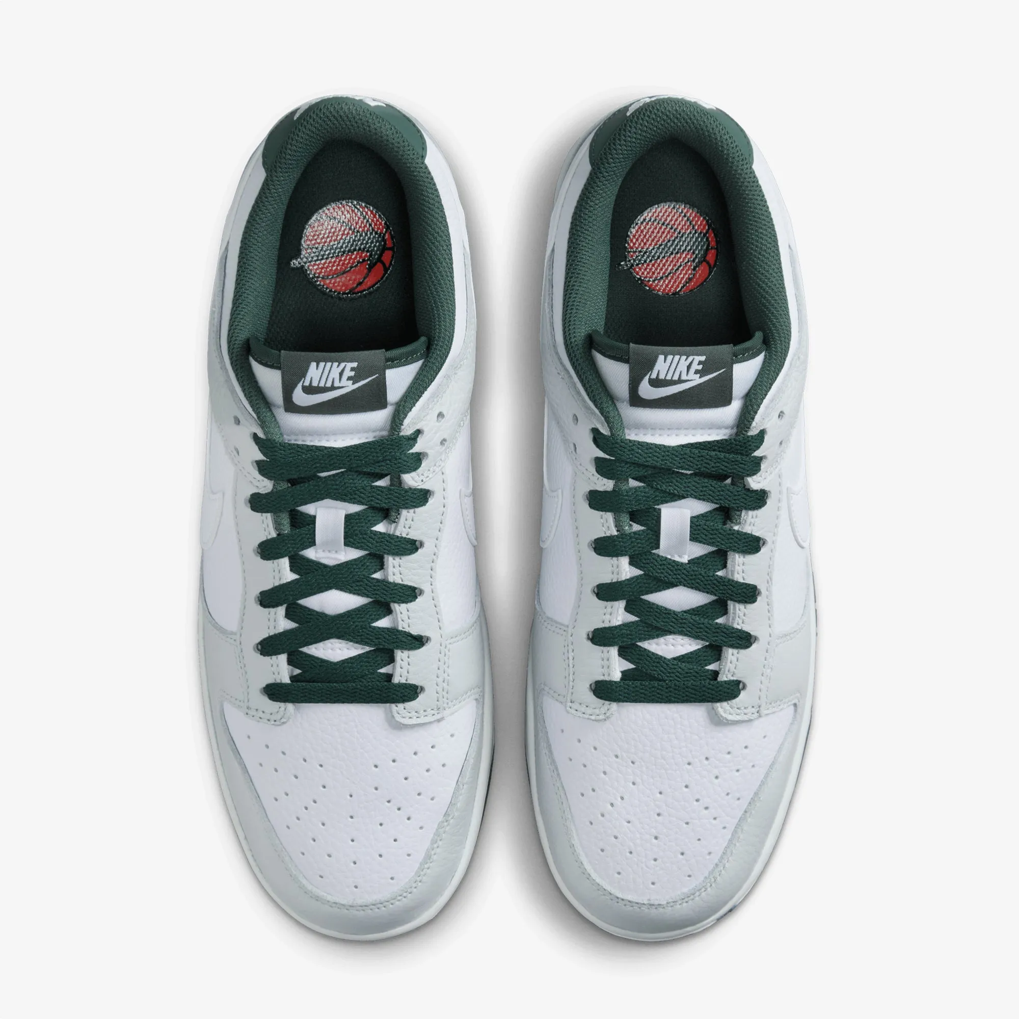 Moisture Wicking Insole NIKE | DUNK LOW RETRO SE { PHOTON DUST/WHITE-VINTAGE GREEN
