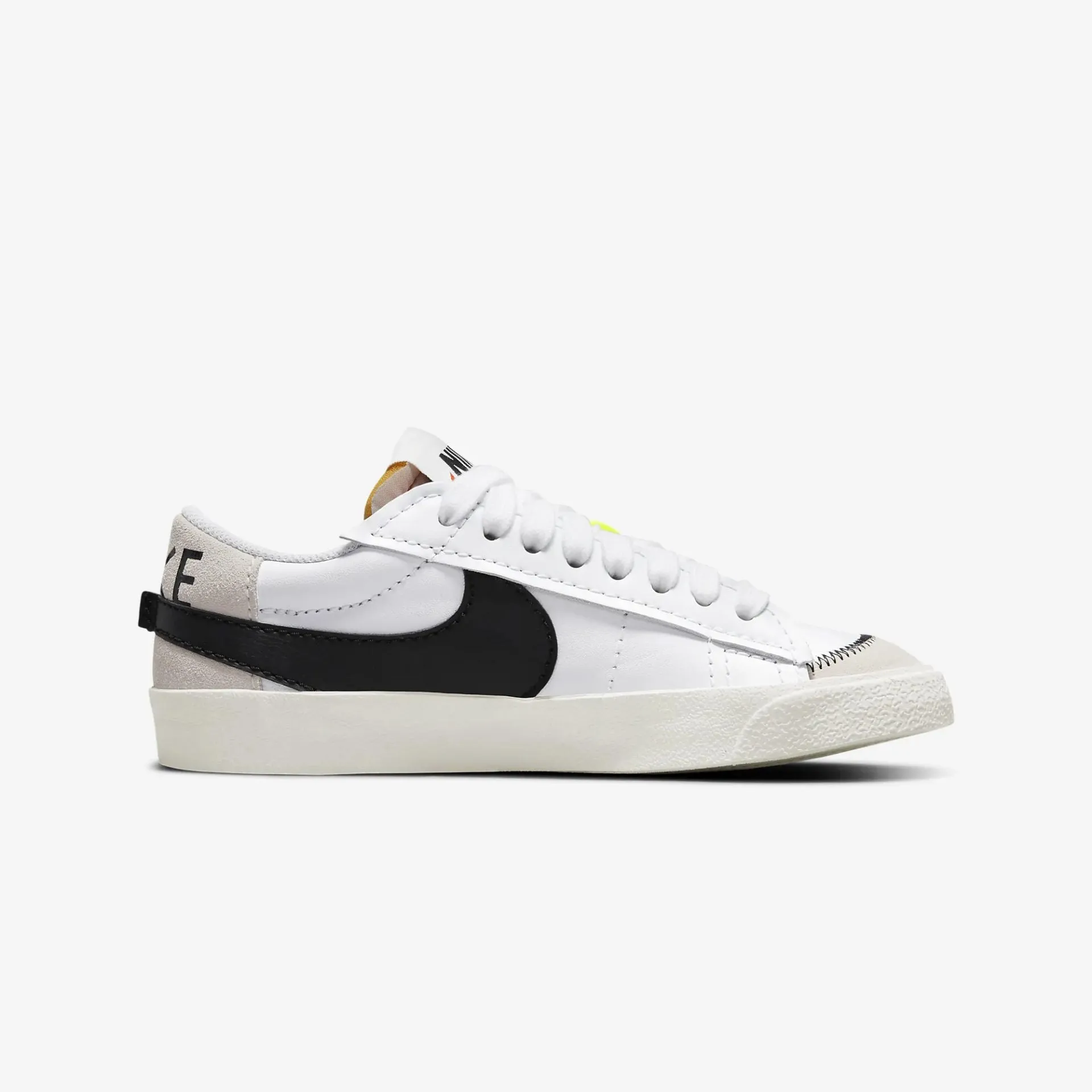 synthetic leather Breathe Easy Nike | BLAZER LOW '77 JUMBO { WHITE / BLACK