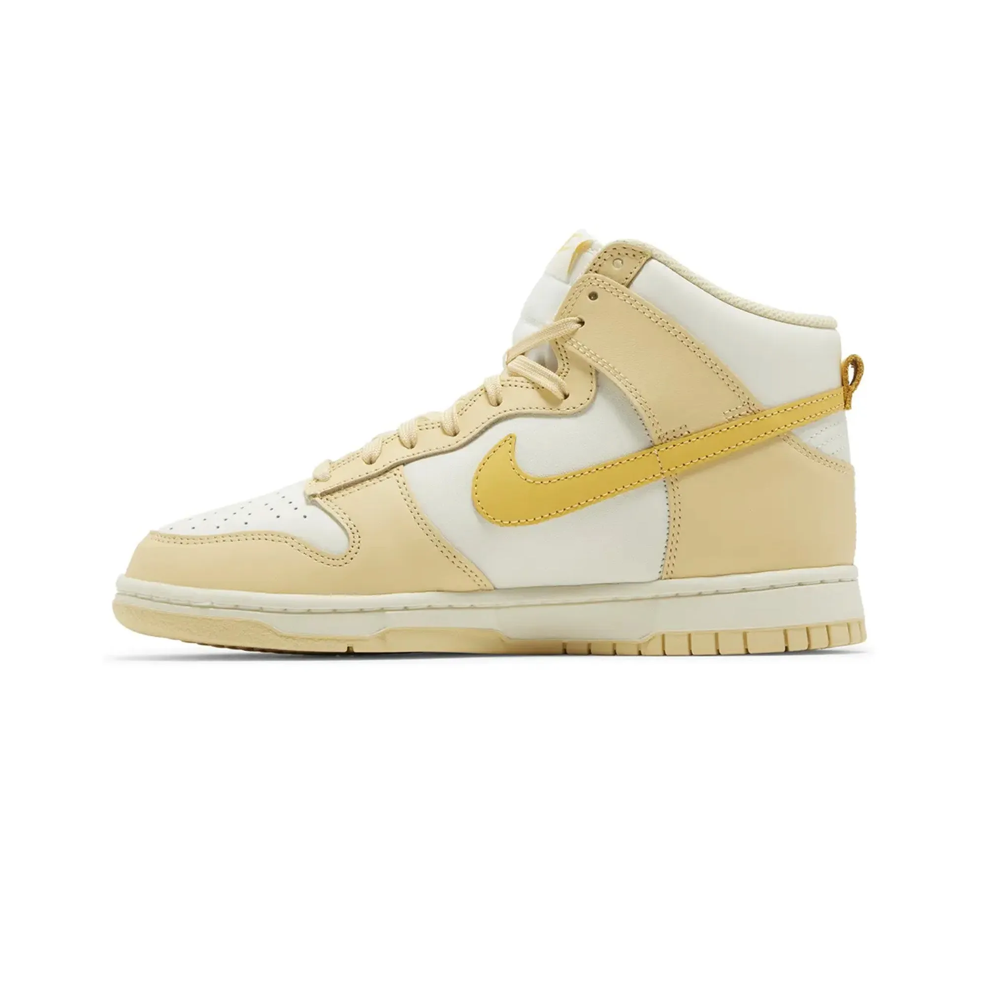 Nike Dunk High 'Pale Vanilla Topaz Gold' Women's (2023) Style Knit Fabric Design