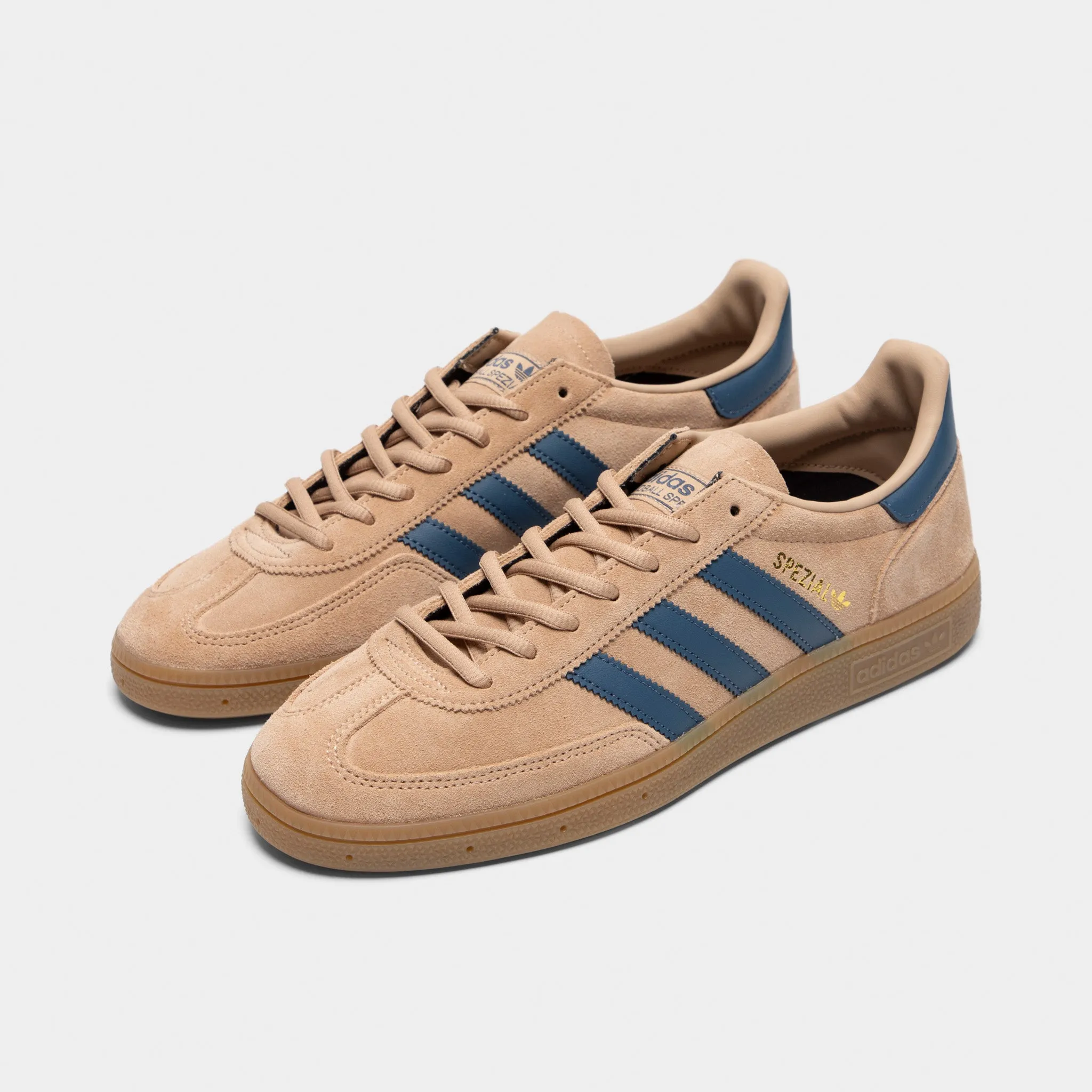 Fitness Edge Sneaker Disinfectant adidas Originals Handball Spezial Warm Sandstorm / Blue