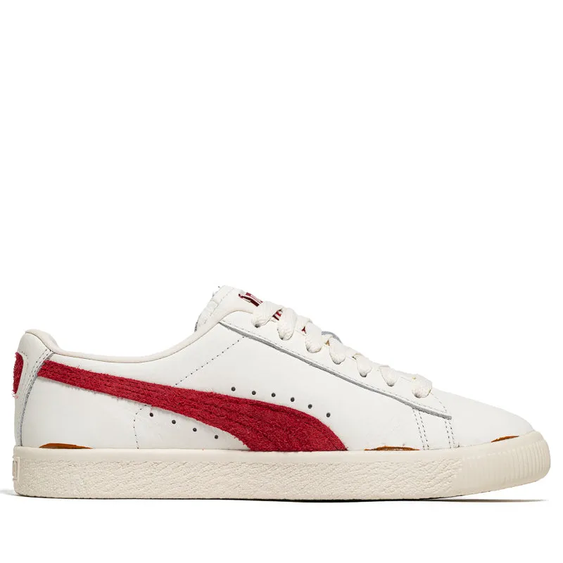 Puma Clyde Neverworn III - Warm White/Chalk Red Compression resistant
