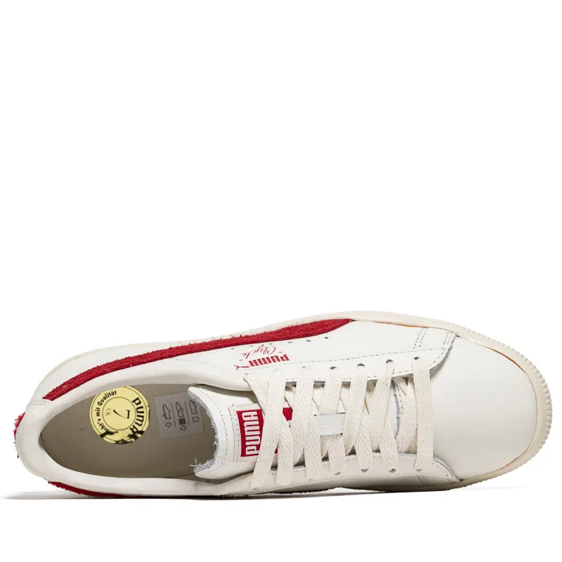 Puma Clyde Neverworn III - Warm White/Chalk Red MDOutsole