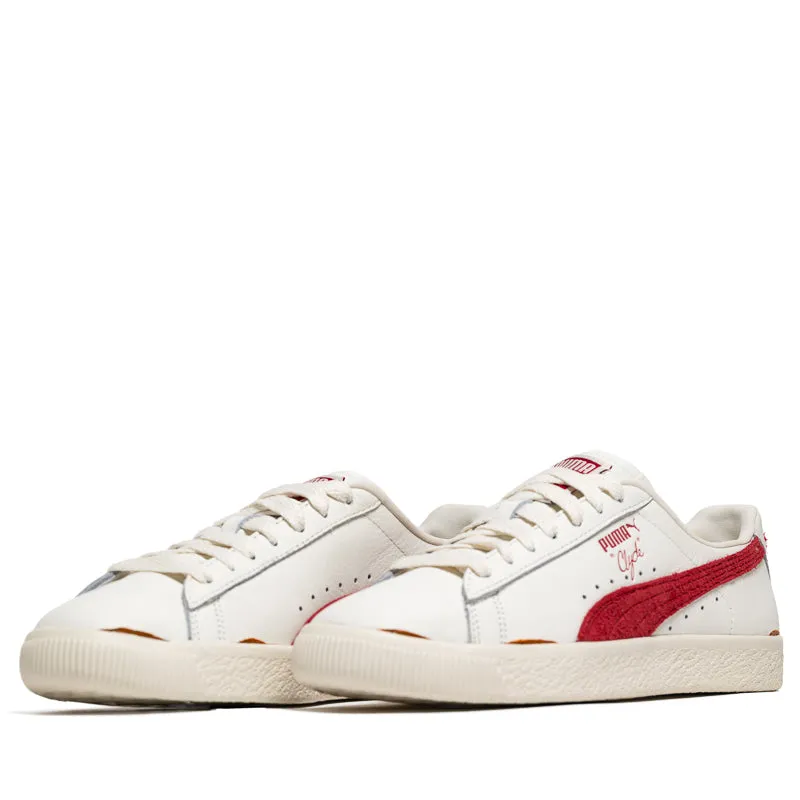 Ultra Compression EVA Anti Fatigue Footbeds Puma Clyde Neverworn III - Warm White/Chalk Red