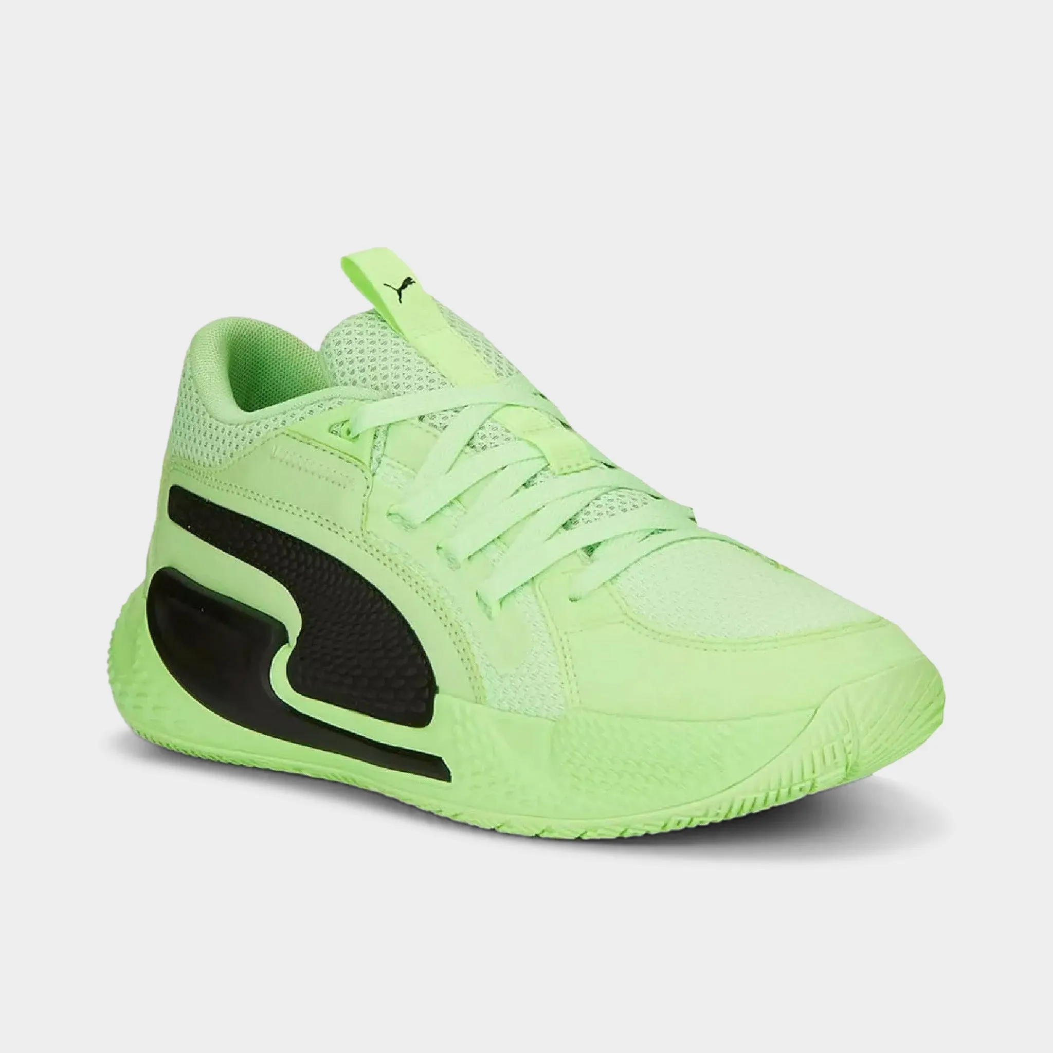 PUMA Court Rider Chaos Fizzy Lime / PUMA Black All-Purpose Footwear Slim Silhouette
