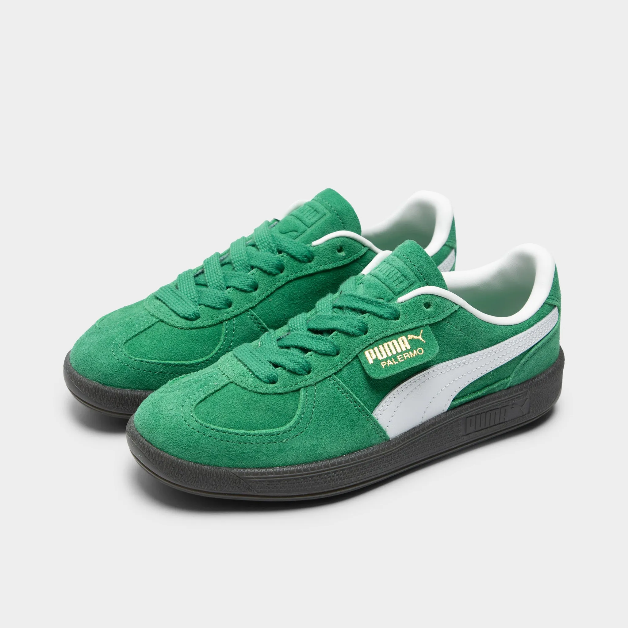 Rain Step Party Ready PUMA Juniors' Palermo Archive Green / White