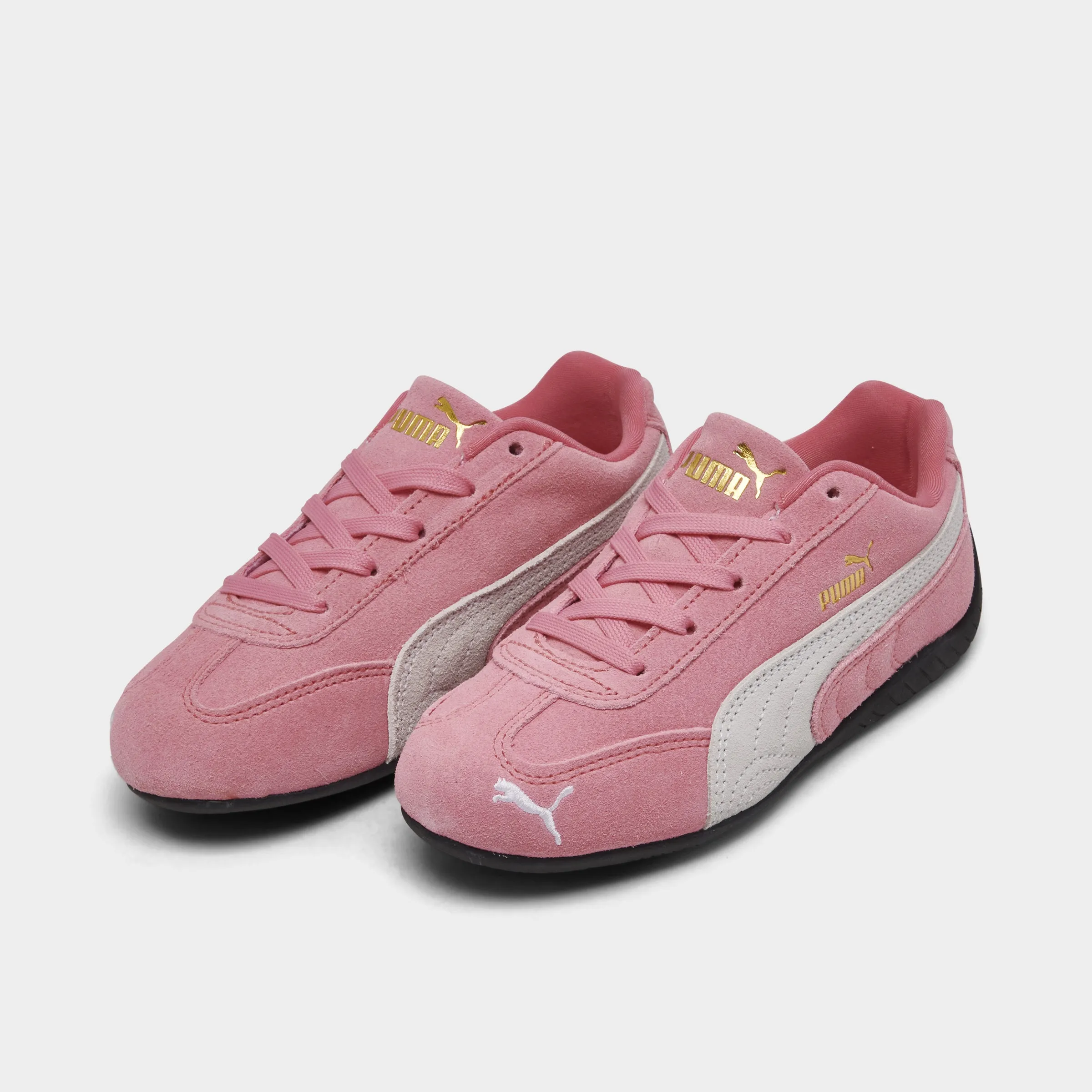 Sturdy Construction Sock Entry PUMA Juniors' Speedcat Magic Rose / White