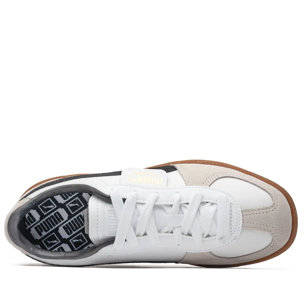 Puma Palermo Leather - White/Vapor Grey Step Control QualityConstruction