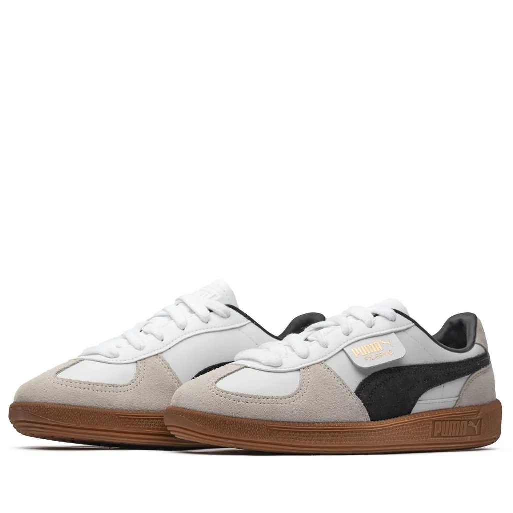 Puma Palermo Leather - White/Vapor Grey Tailored lining