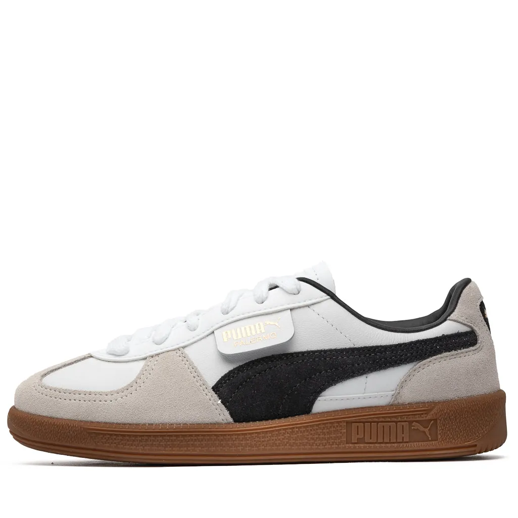 Puma Palermo Leather - White/Vapor Grey Move Light Lightweight Frame Structure